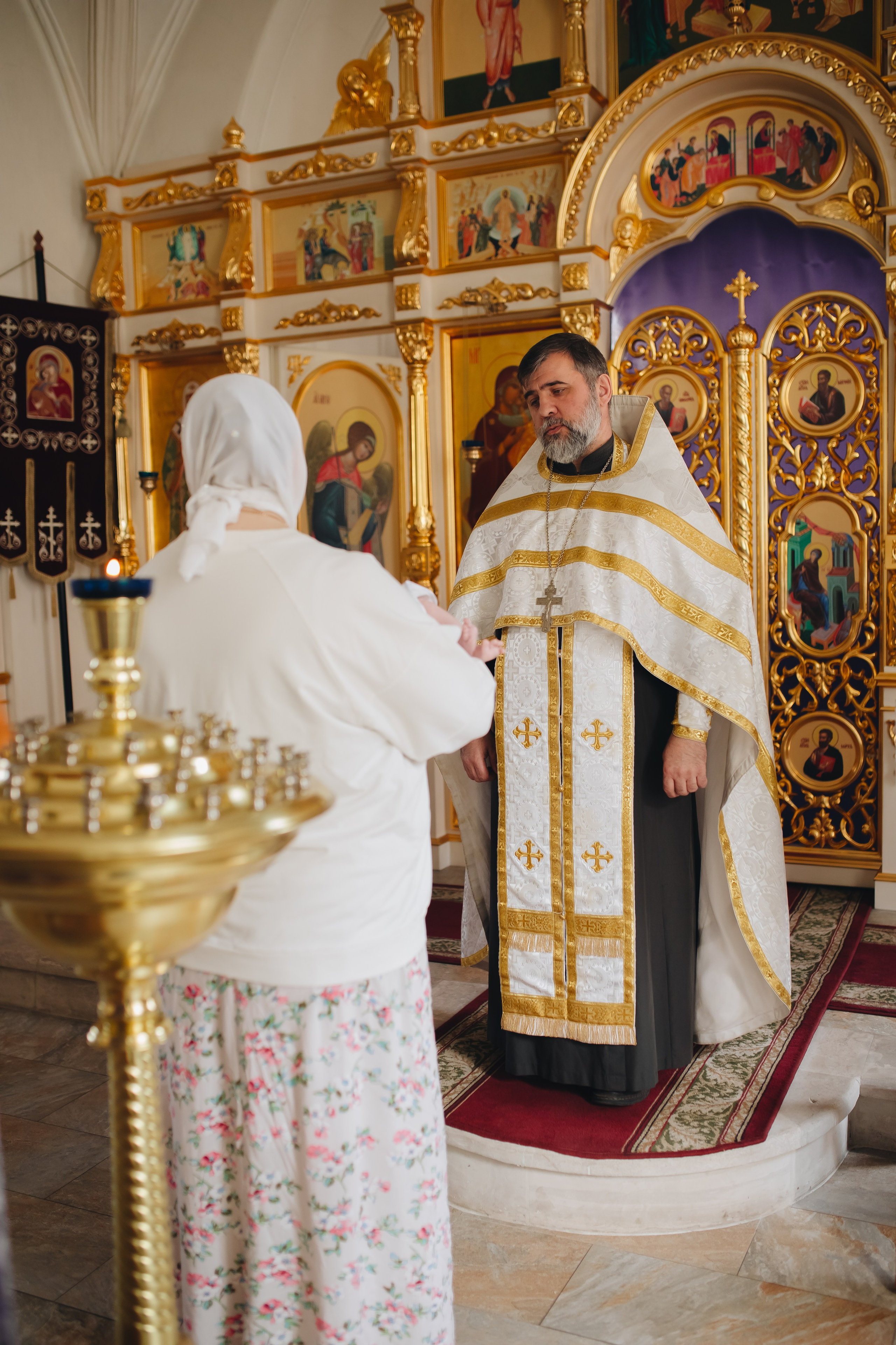 Крещение в светлом Храме. Семейный и детский фотограф в Москве Дорогова Екатерина