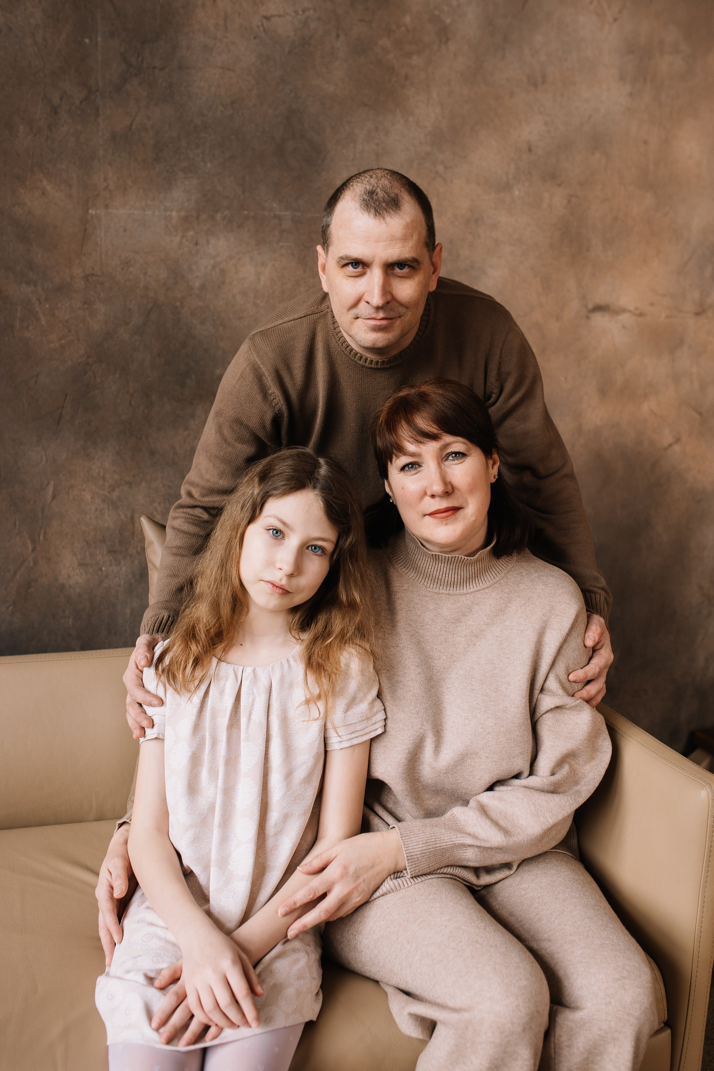 Наталья с большой семьей. Семейный фотограф Трусова Евгения в Екатеринбурге