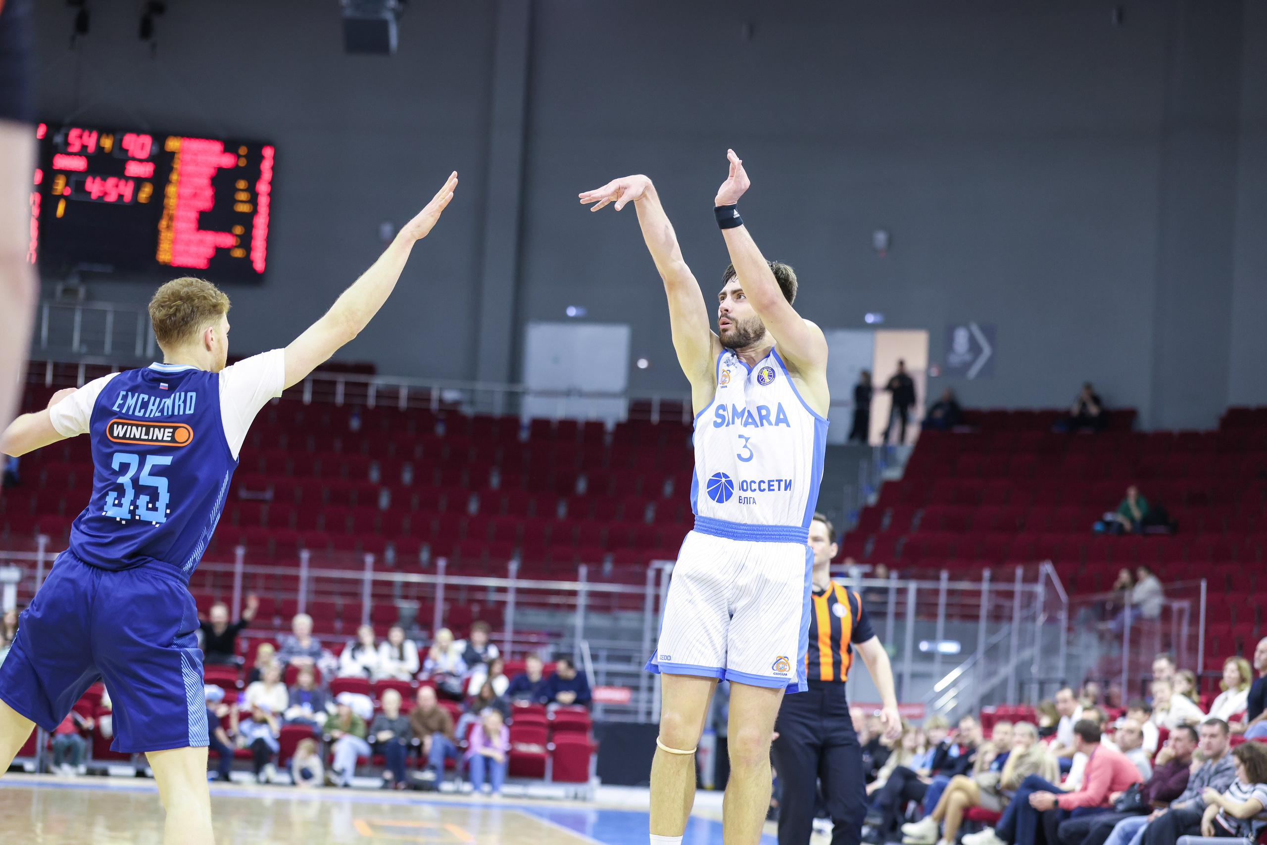 Баскетбол. Самара — Зенит. Единая лига ВТБ. Спортивный фотограф в Самаре