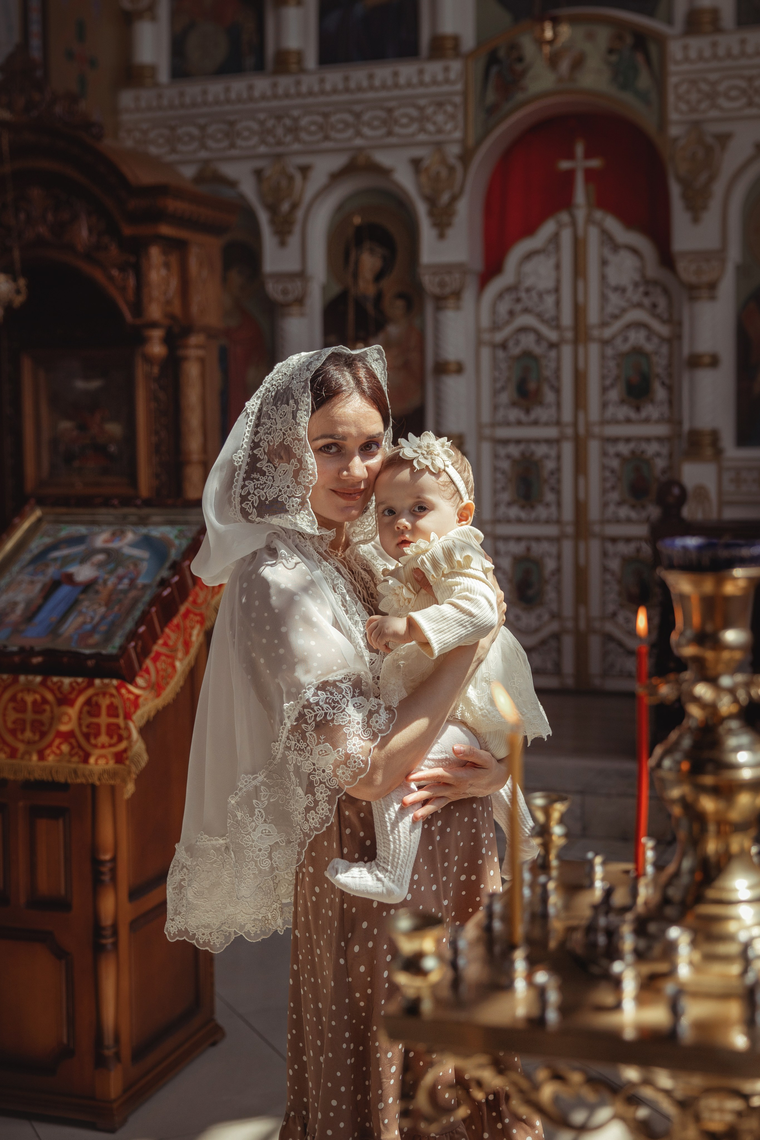 Таинство Крещения Ольги. Храм Михаила Архангела г. Крымск. Фотограф на Крещение и Венчание Краснодарский край — Гранкина Юлия