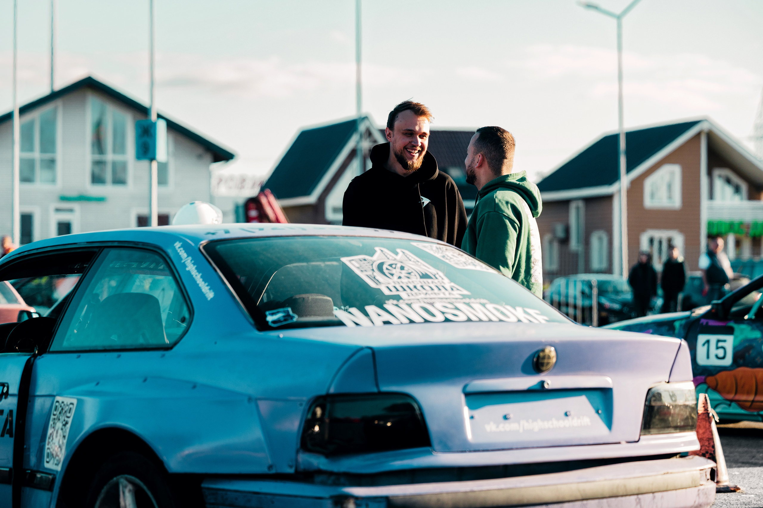 Фотографии закрытия сезона 2025 VibeSide — дрифт и автошоу у МЕГА Дыбенко, Санкт-Петербург