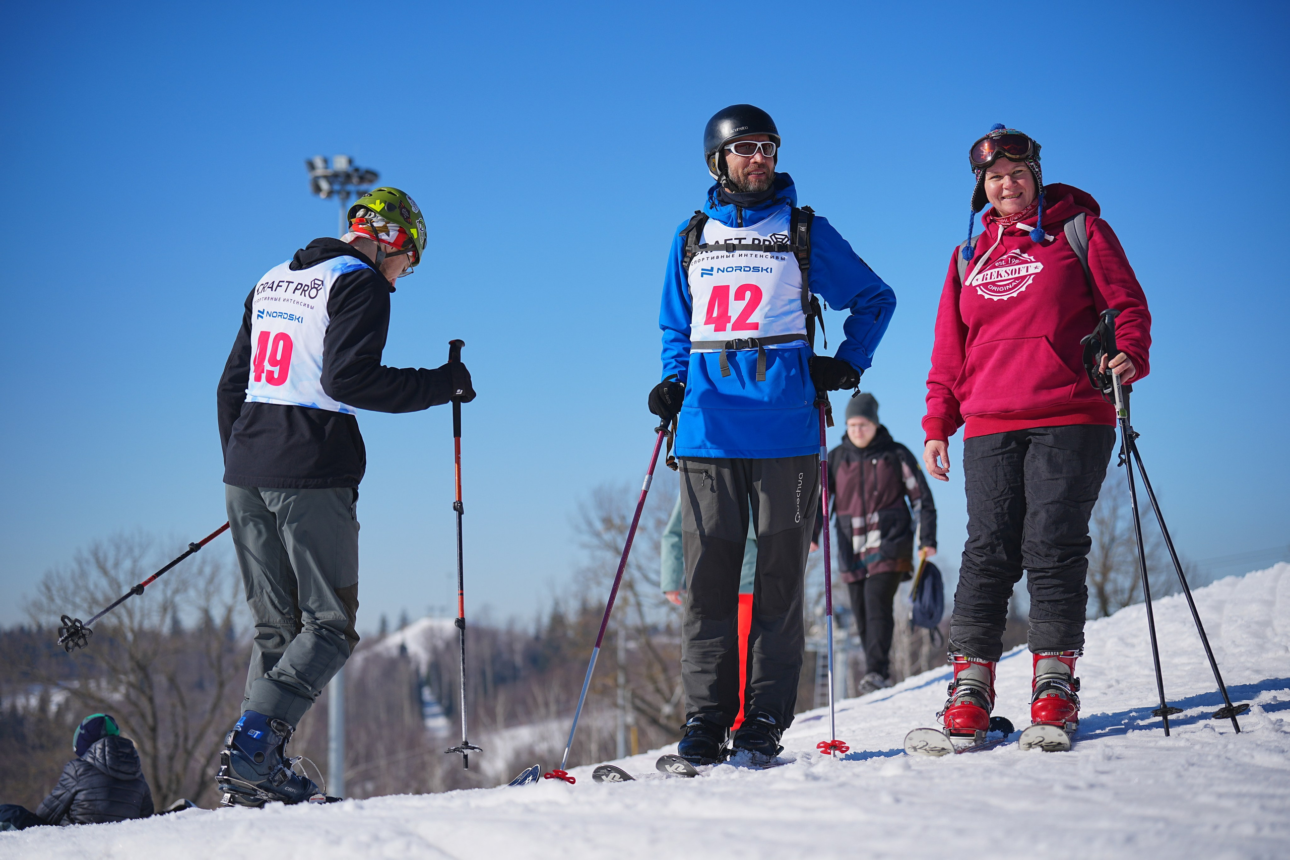 Шуколово. Открытое Первенство МФТИ по горным лыжам. GS, Telemark, 2024. Фотограф Студитский Евгений