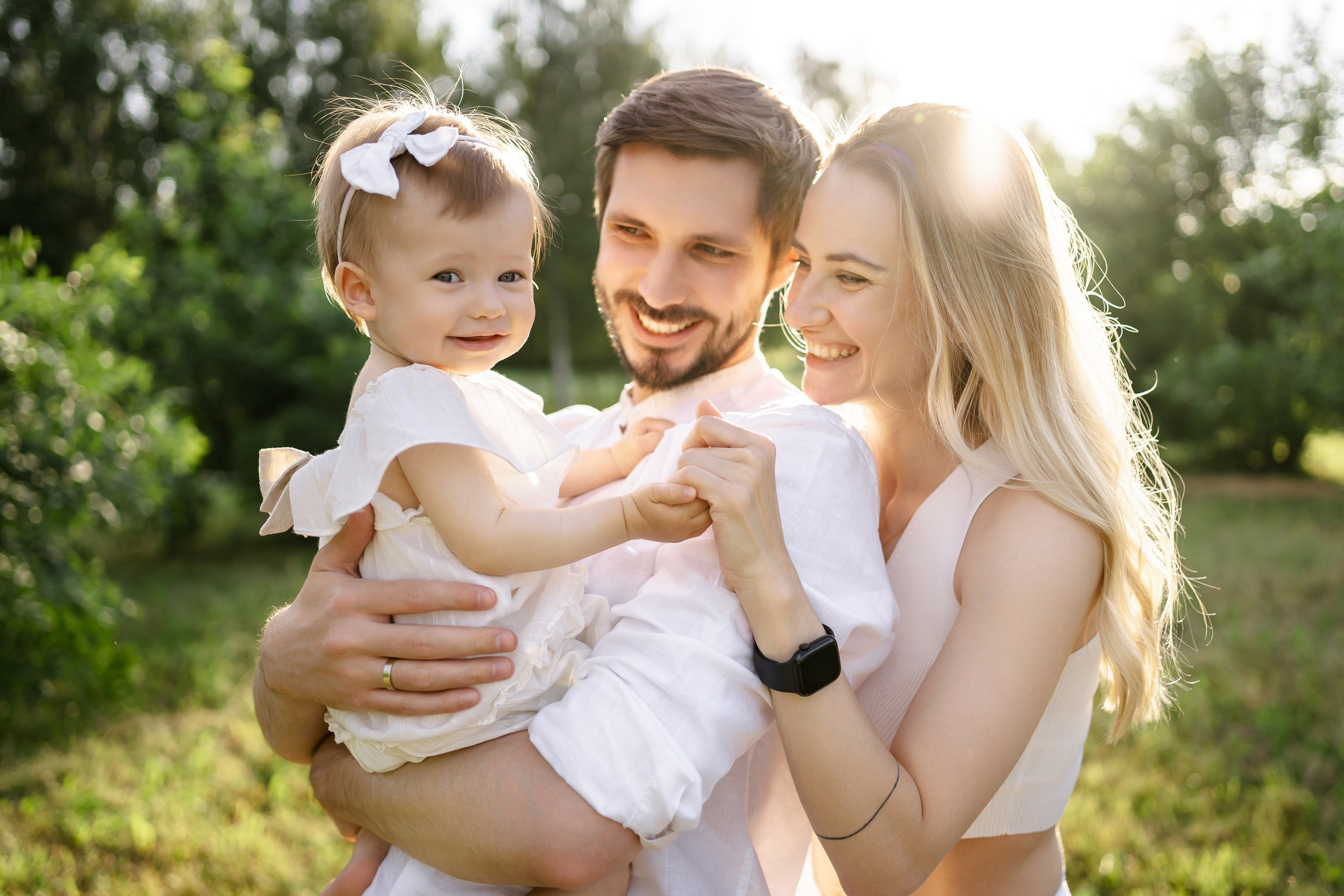 Олеся, Денис и Даниэла. Свадебный фотограф в Москве Яна Деньгина