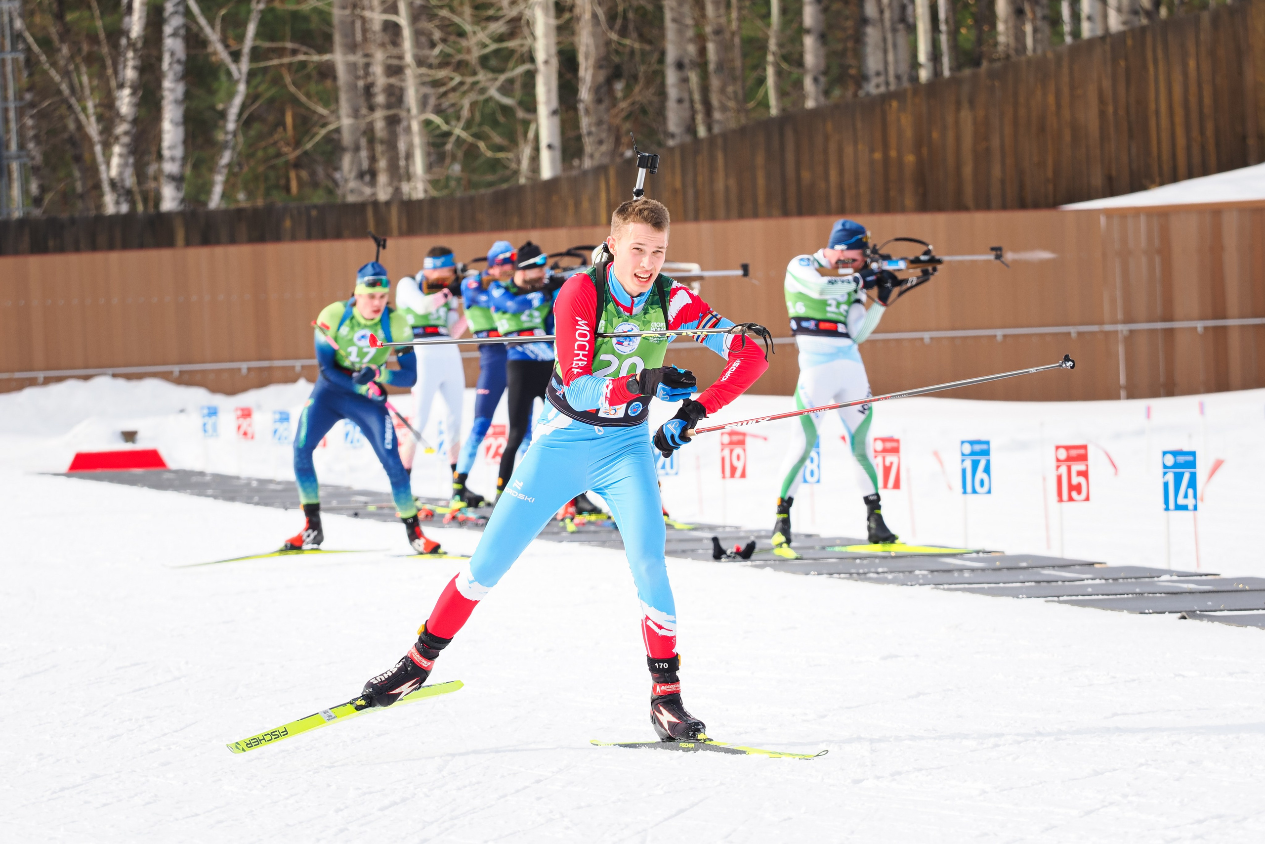Биатлон / Первенство России. Репортажный фотограф Алексей Козьмин