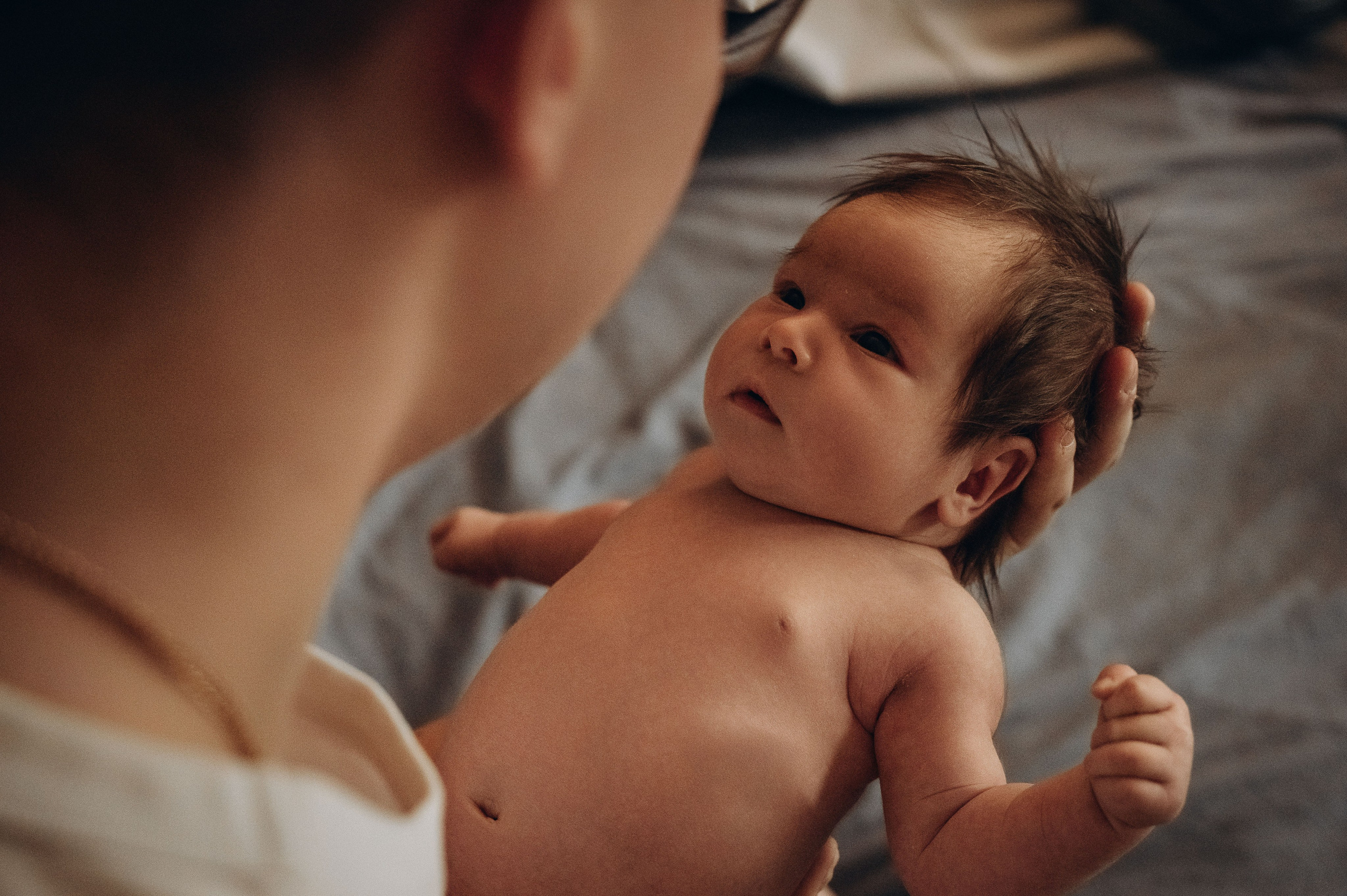 Анна, Вячеслав и Евгений. Фотограф беременности и семьи, домашние съемки, Ньюборн