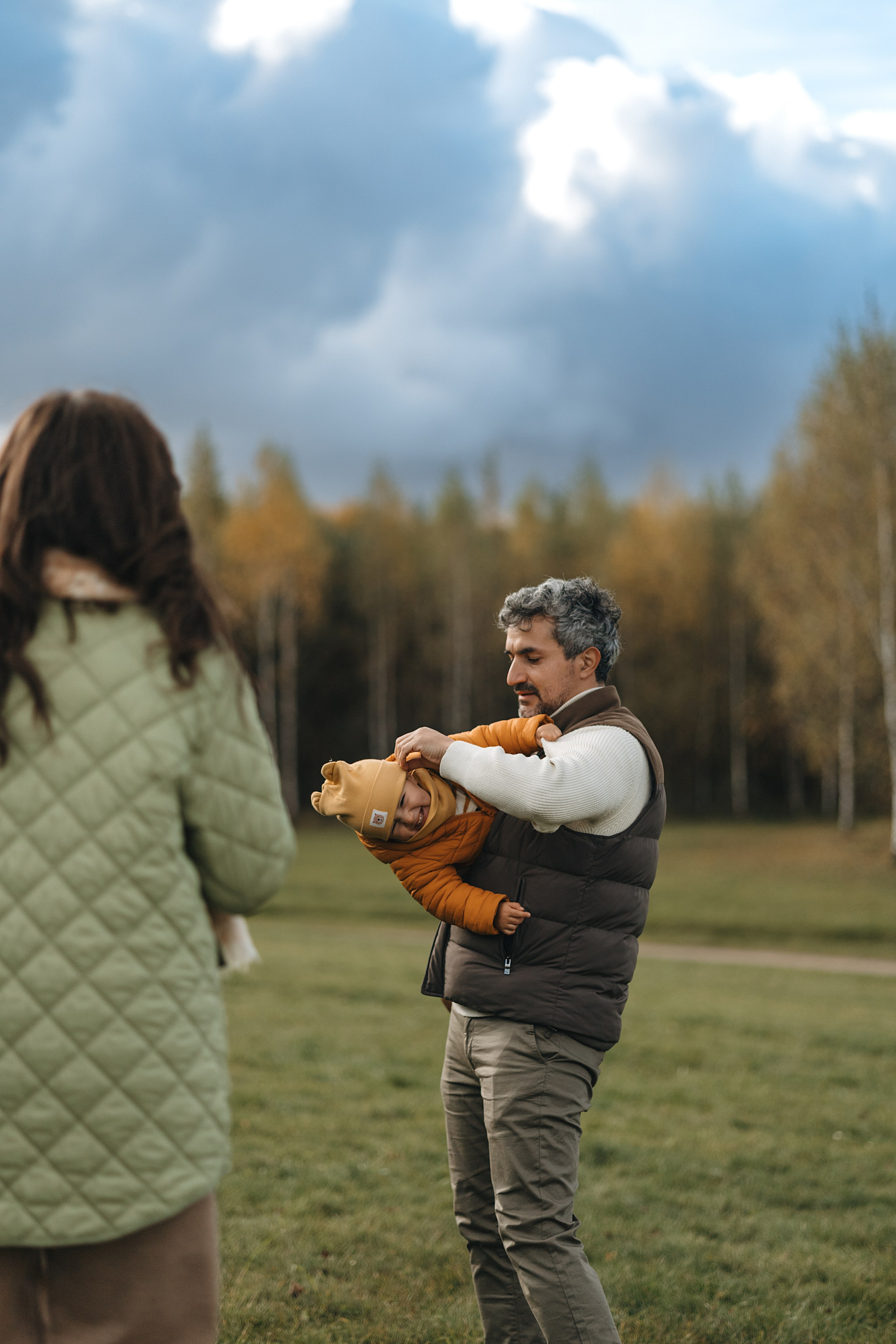 Осенняя семейная съемка. Фотограф Анималист в Москве Анастасия Жучкова