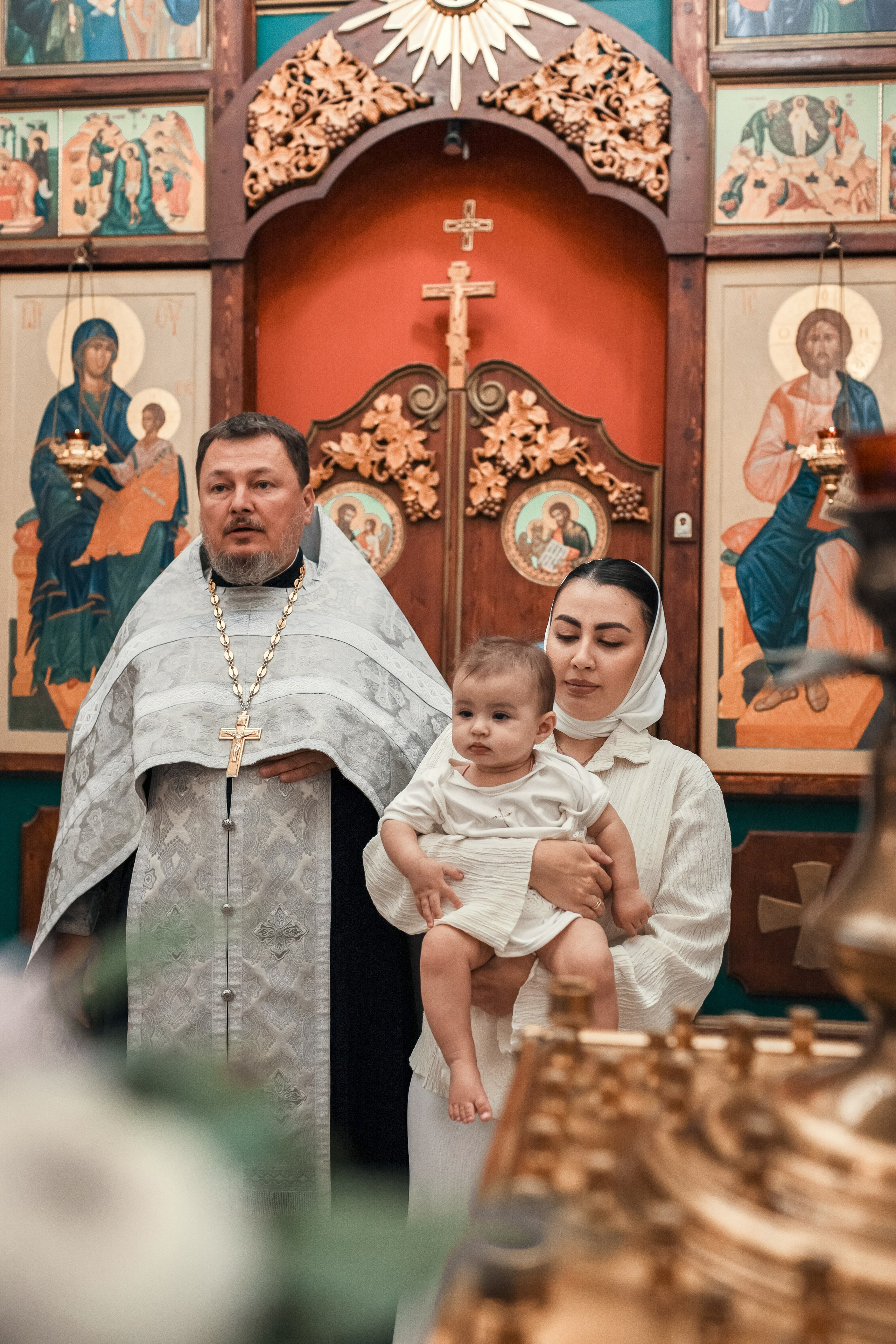 Крещение в Храме Даниила Московского Метрогородке. Профессиональный фотограф в Москве и Мо Мария Шантарёва
