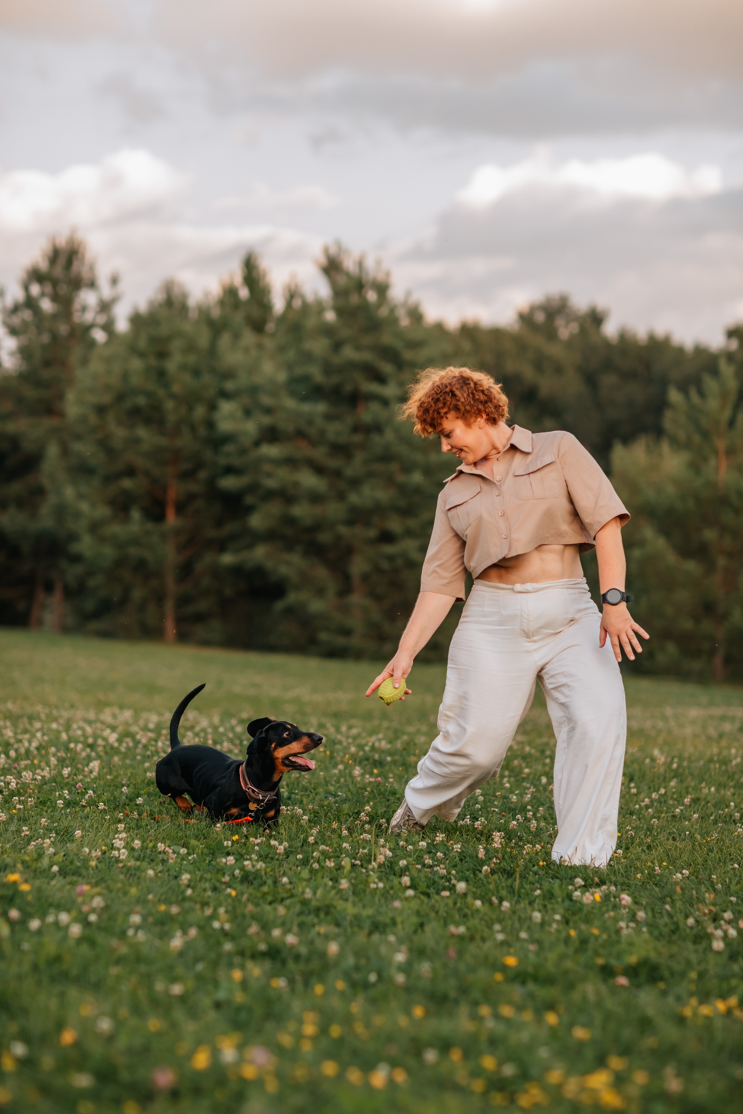 Анна, Шкипер и Джина. Семейный фотограф анималист Мария Крючкова
