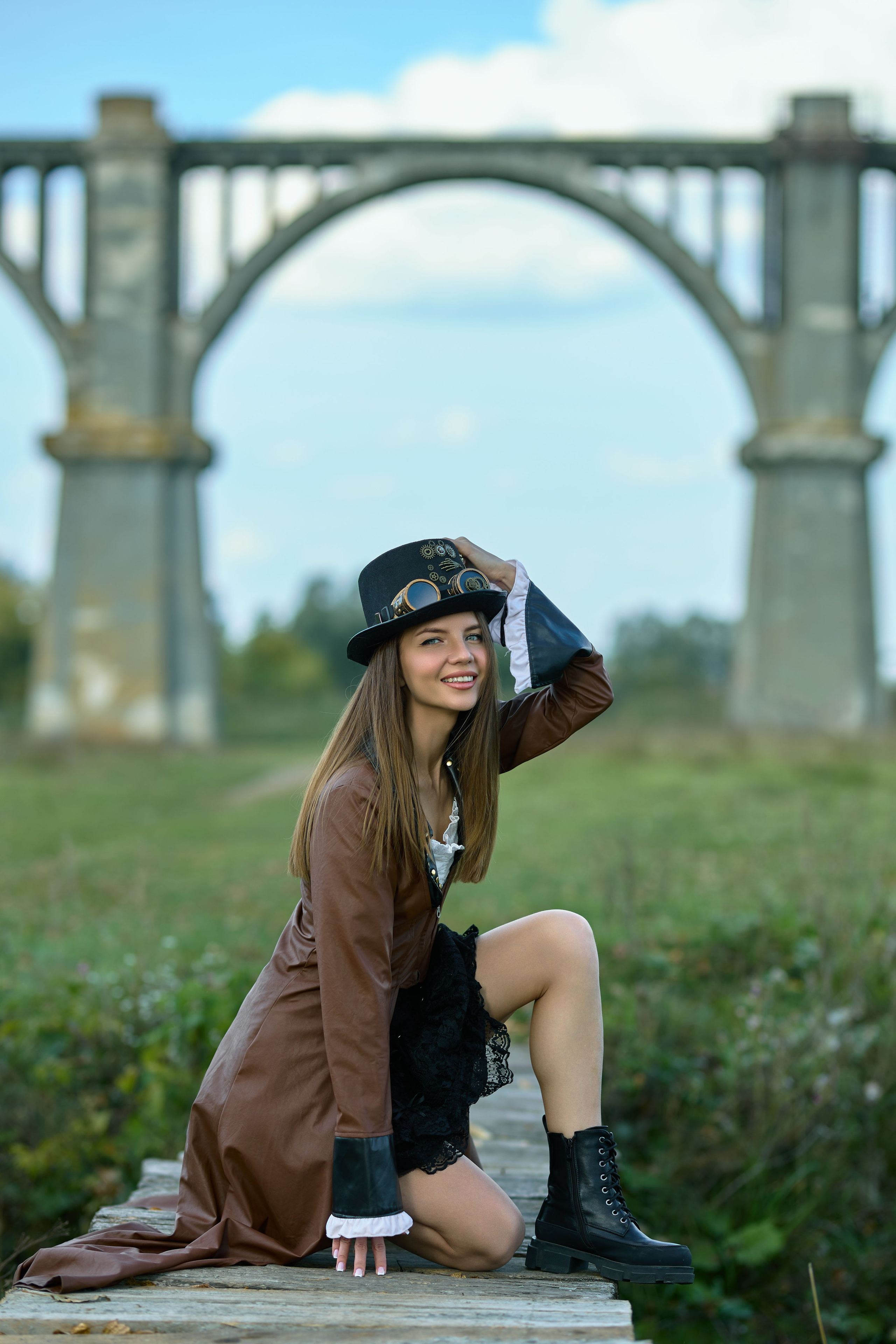 тематическая фотосессия чебоксары стимпанк мокринский мост 