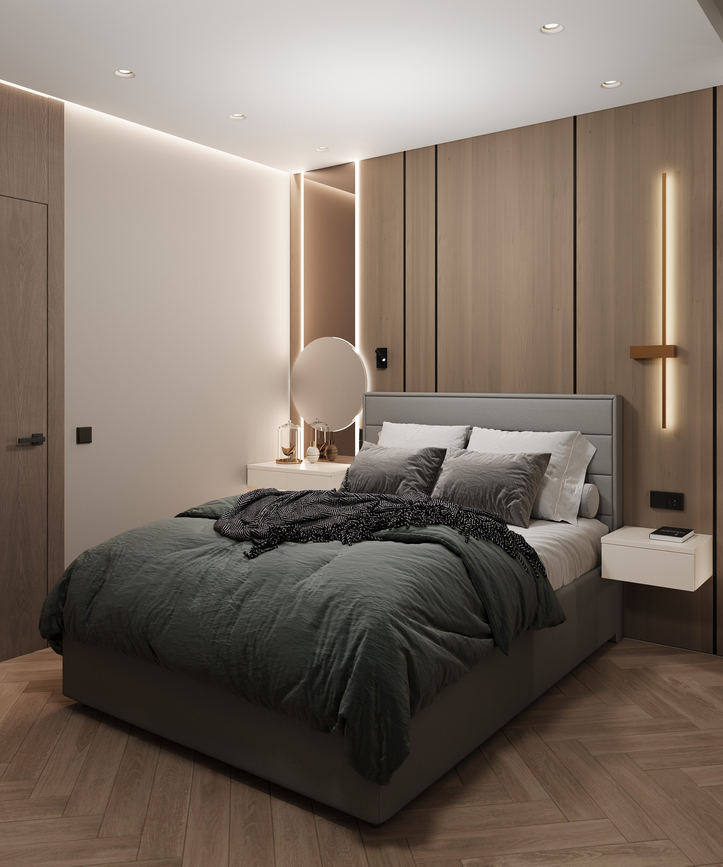 Квартира 55 м² г. Иркутск. ПРОЕКТИРОВАНИЕ ИНТЕРЬЕРОВ И АРХИТЕКТУРНЫХ РЕШЕНИЙ В СТУДИИ SHELOFAST DESIGN