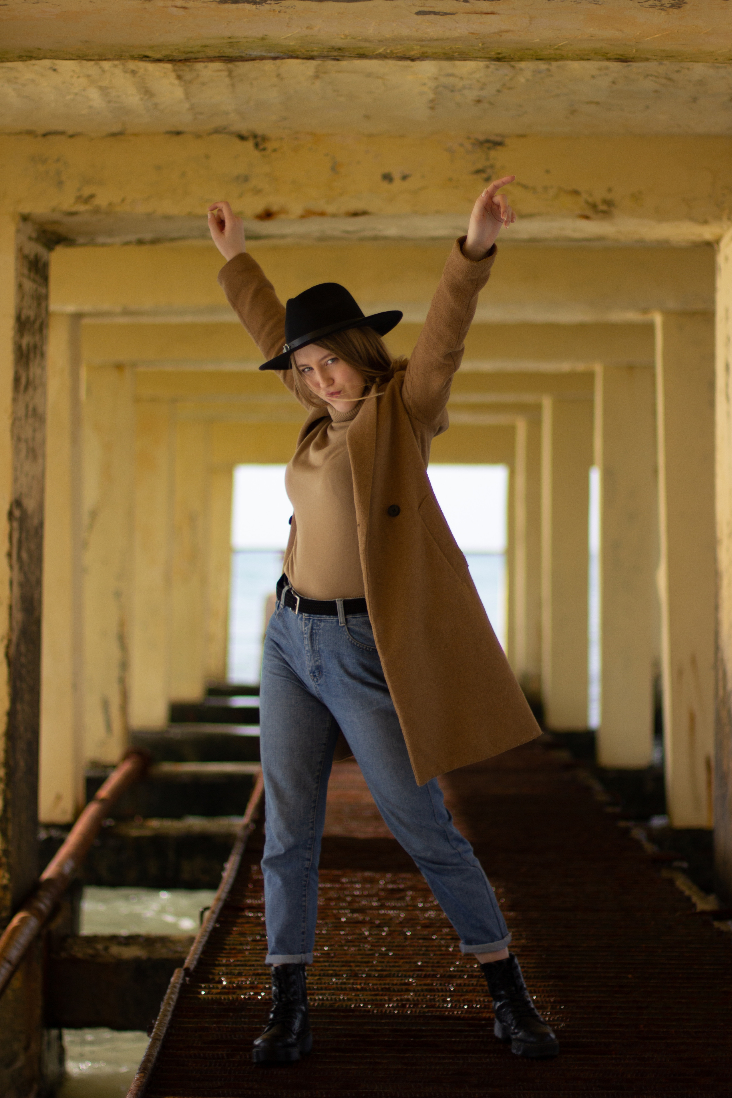 На море с чайками. Фотограф в Краснодаре