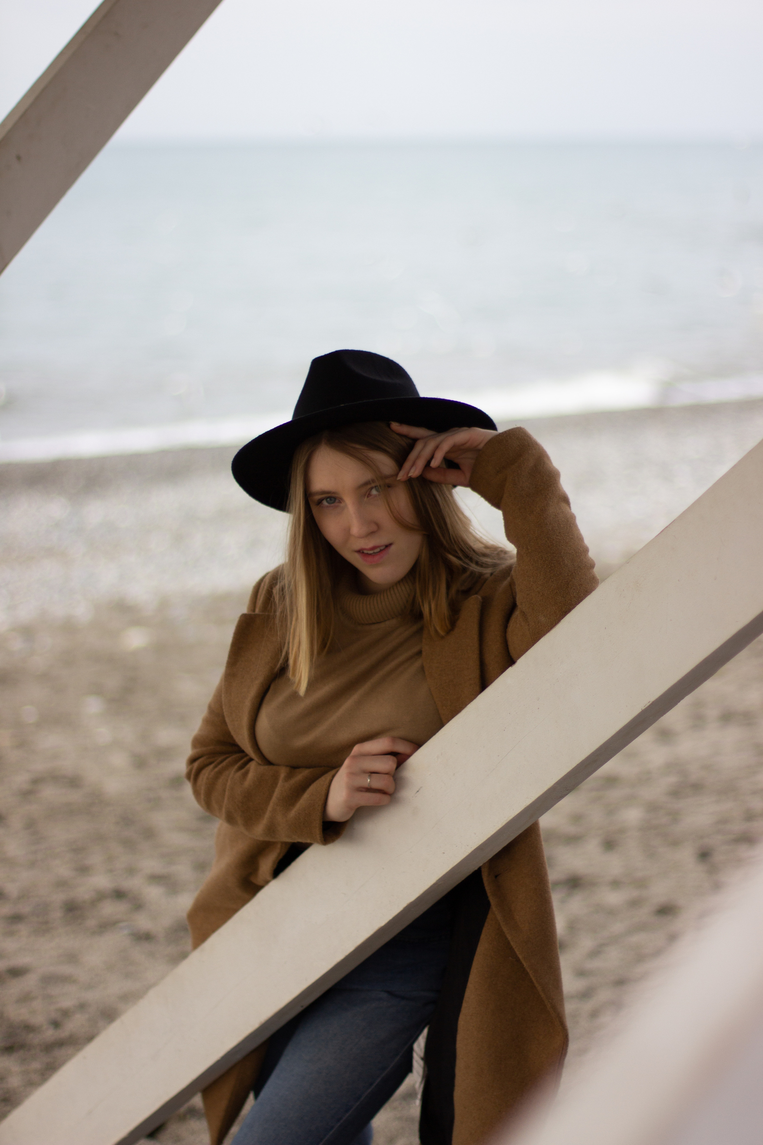 На море с чайками. Фотограф в Краснодаре