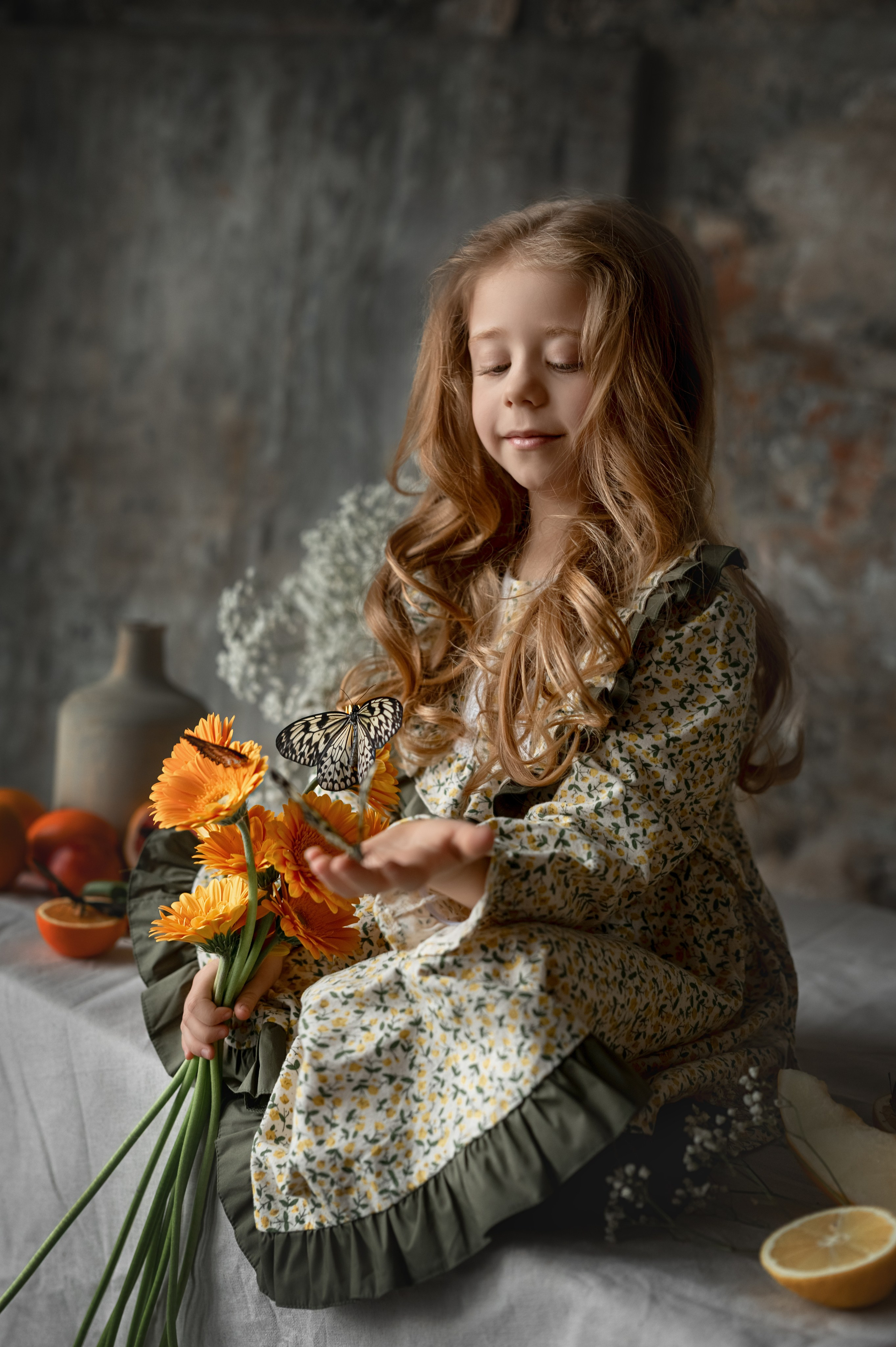 Фотосессия с бабочками. Каминская Екатерина. Семейный и детский фотограф в Москве