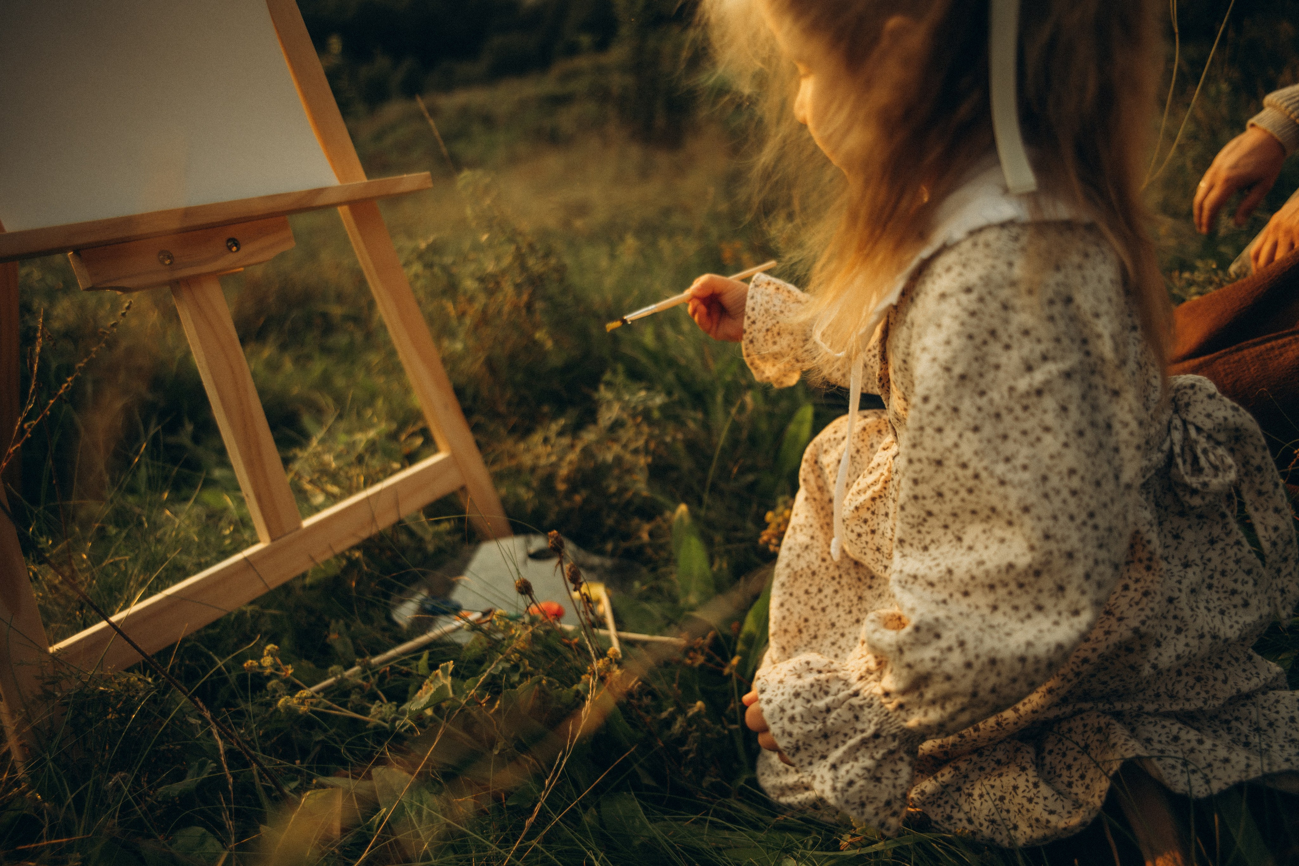 Художница. Гаврилова Настя семейный фотограф lifestyle в Москве