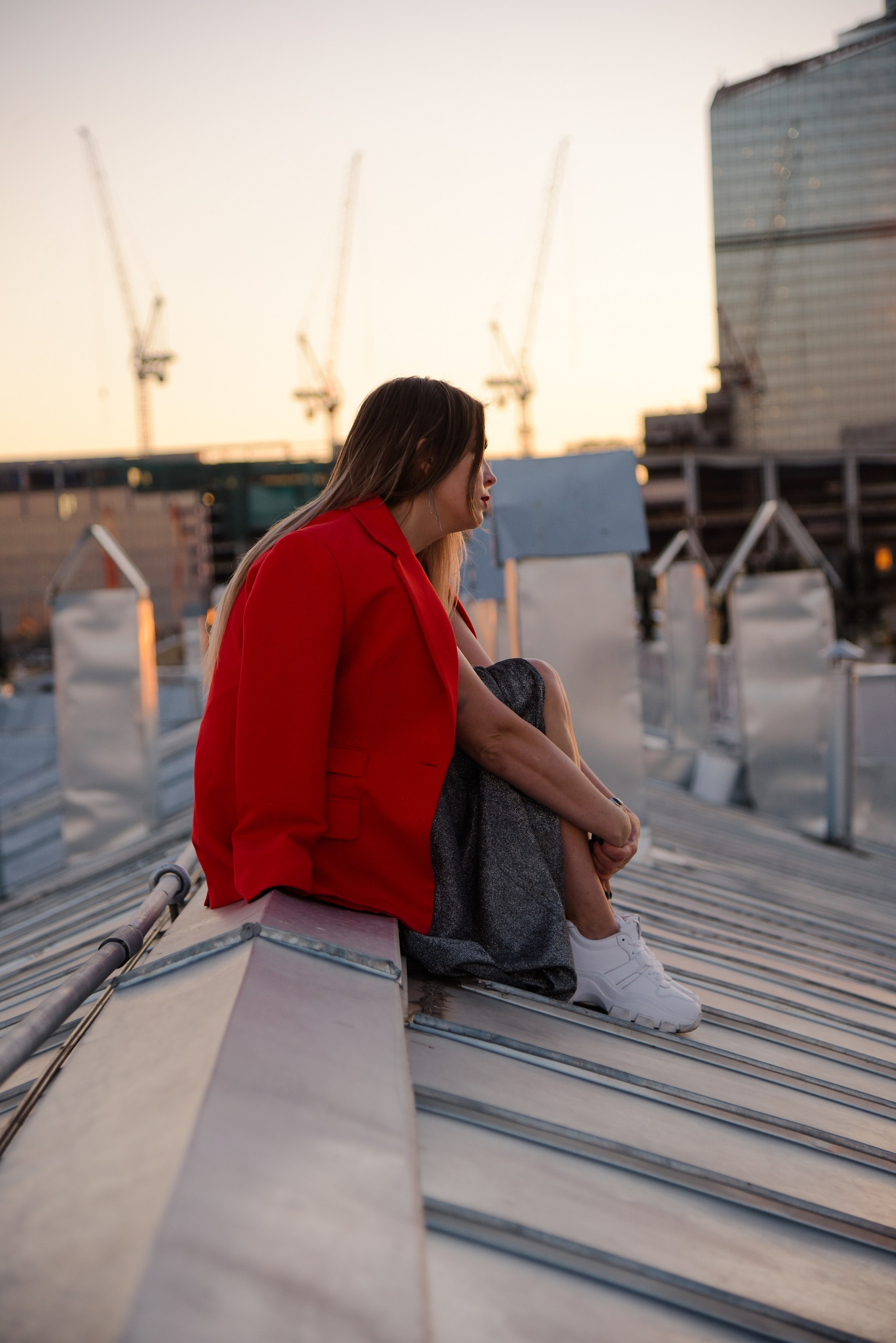 Крыша напротив Москва-Сити. Фотограф Лола Волна, город Москва