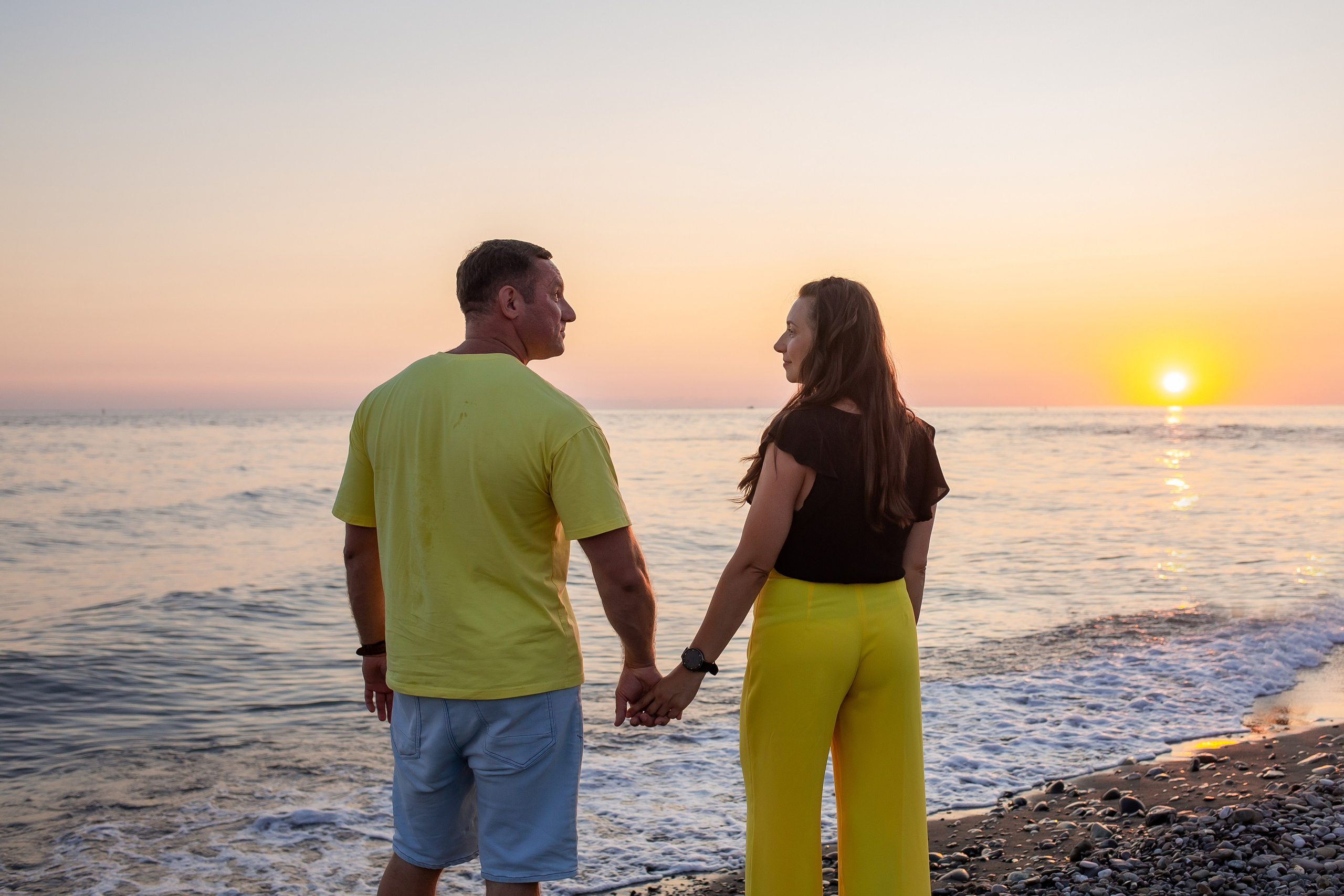 Фотосессия Love Story на море в Сочи. Фотограф Сочи, Адлер, Сириус. Солькаева Анастасия