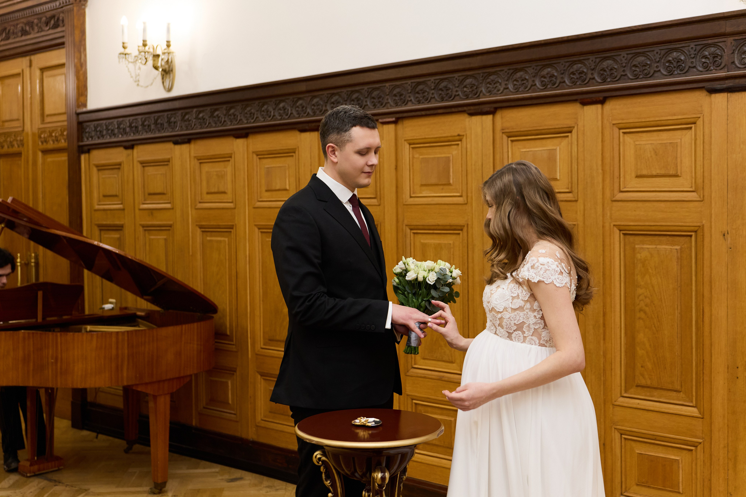 Маргарита и Дмитрий. Роспись в Грибоедовском ЗАГСе № 1. Любовь Юсупова. Фотограф