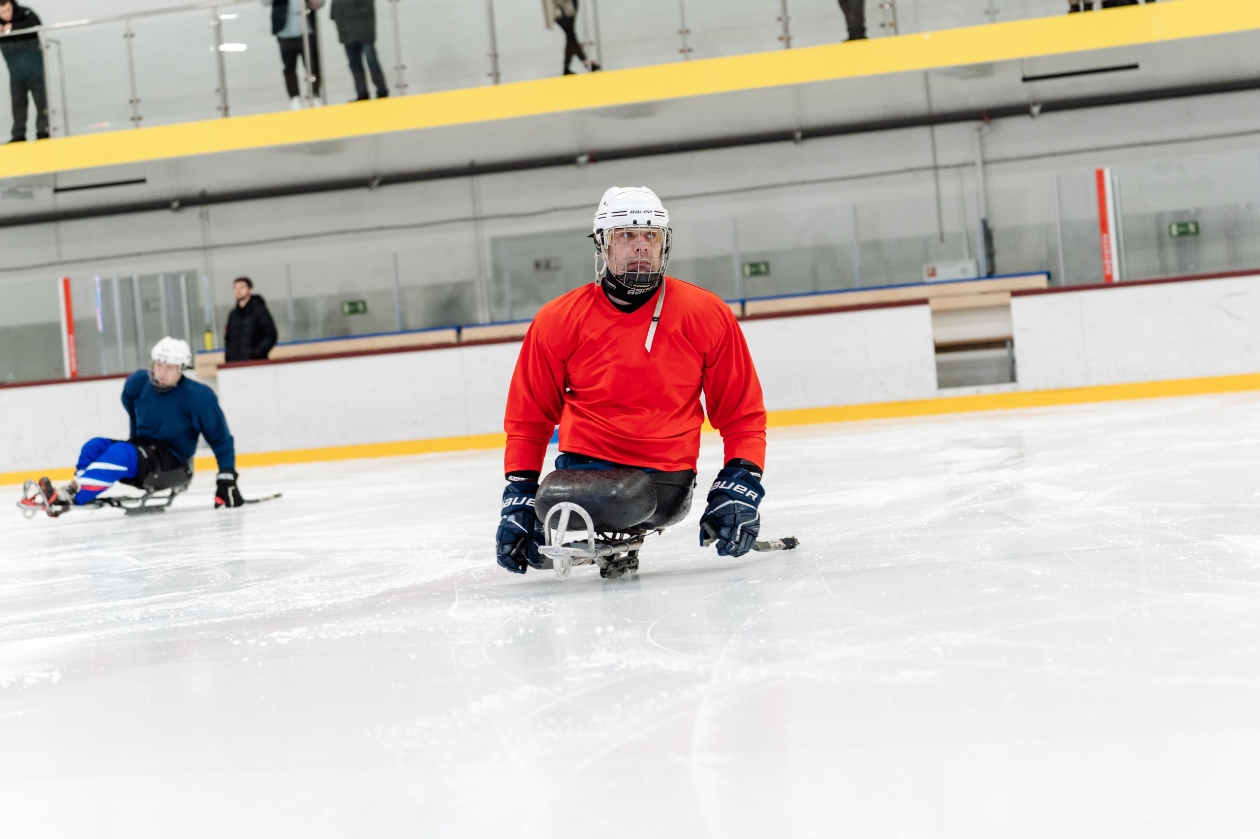 Игра в следж хоккей приуроченная 23.02.26 в арене Сталкер