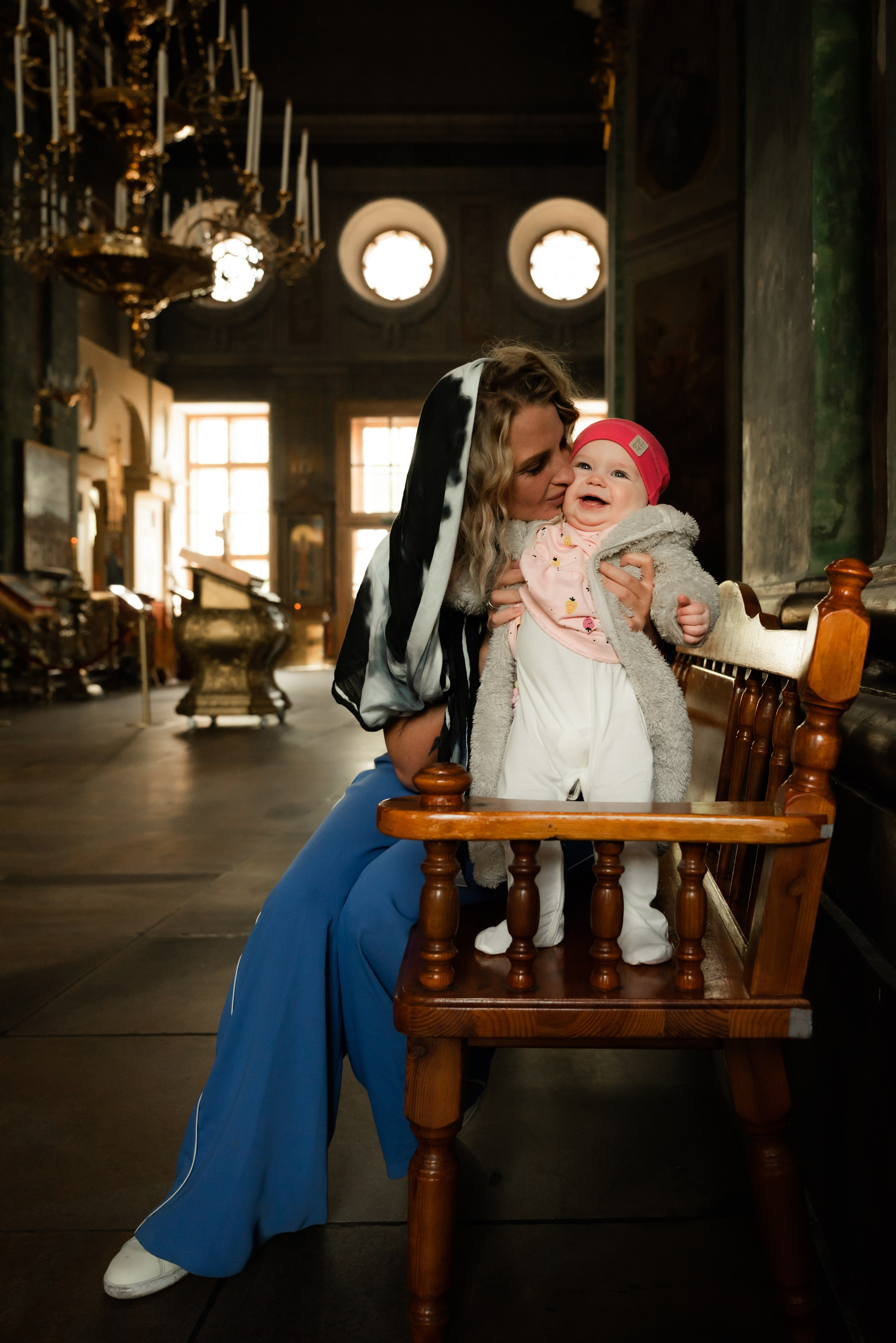 Крещение в Храме Мартина святителя на таганке. Фотограф Ксения Огородова портфолио