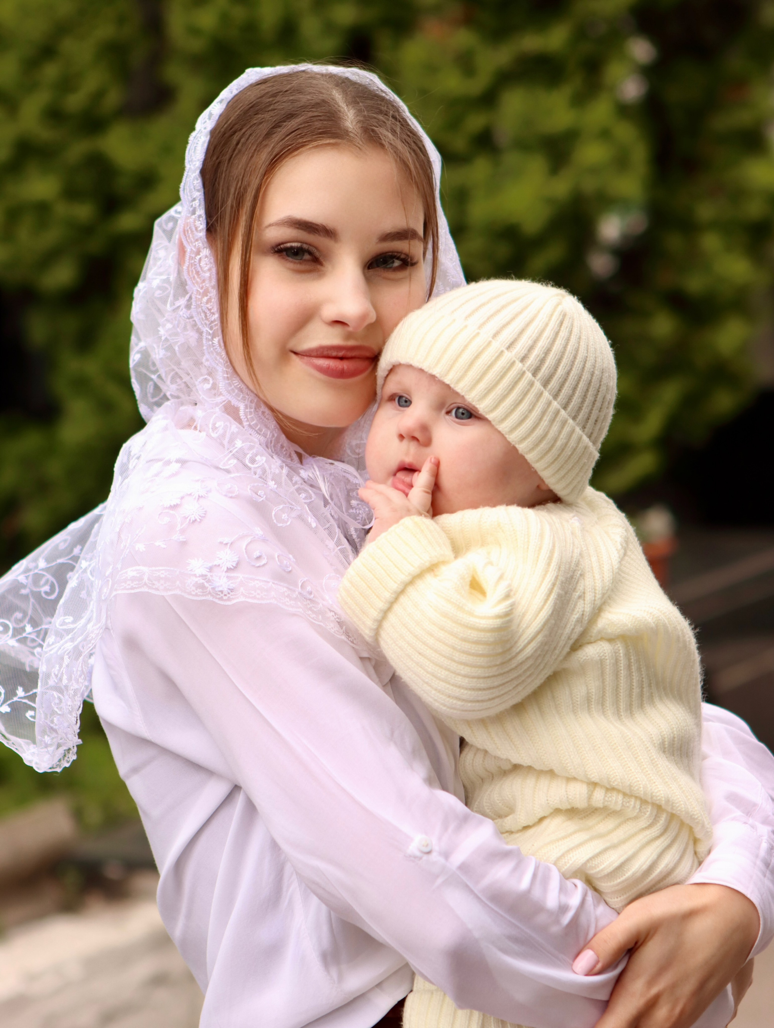 Анастасия и Вадим — крещение Виктории. Фотограф в Курске Смирнов Евгений
