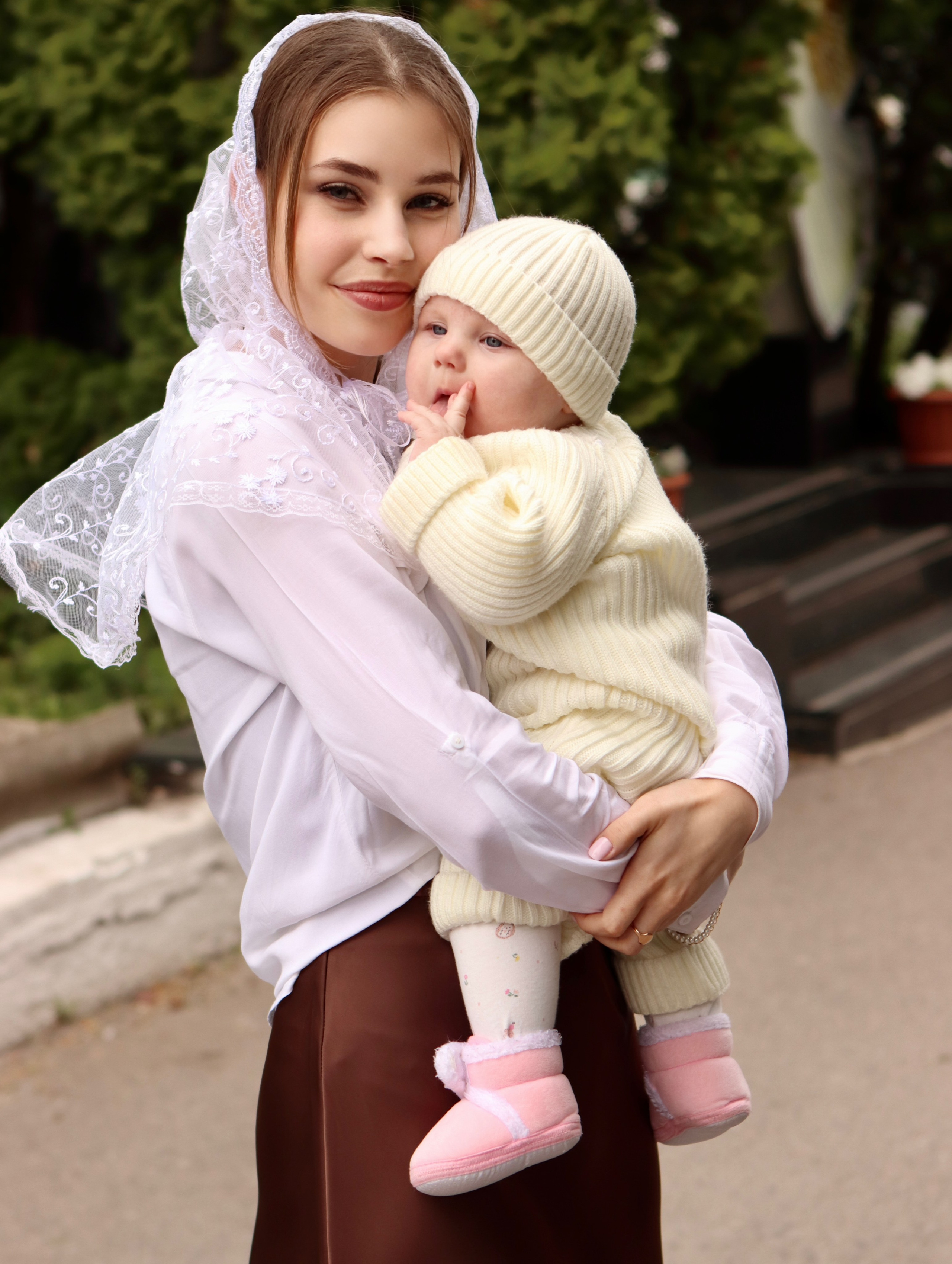 Анастасия и Вадим — крещение Виктории. Фотограф в Курске Смирнов Евгений