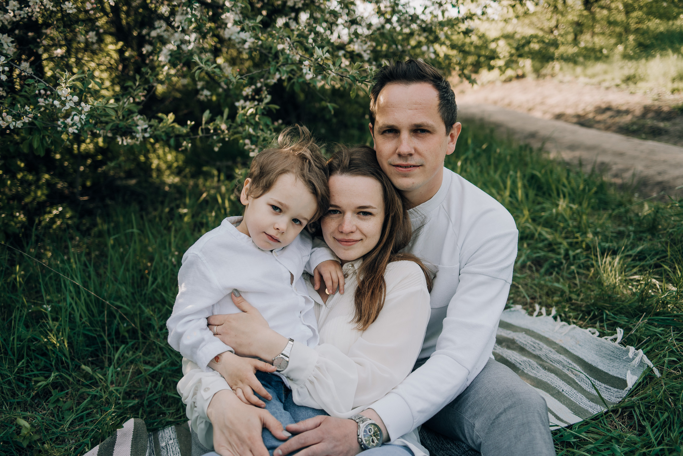 Аня, Денис и Саша. Фотограф новорожденных в стиле lifestyle в Воронеже Юлия Ключникова