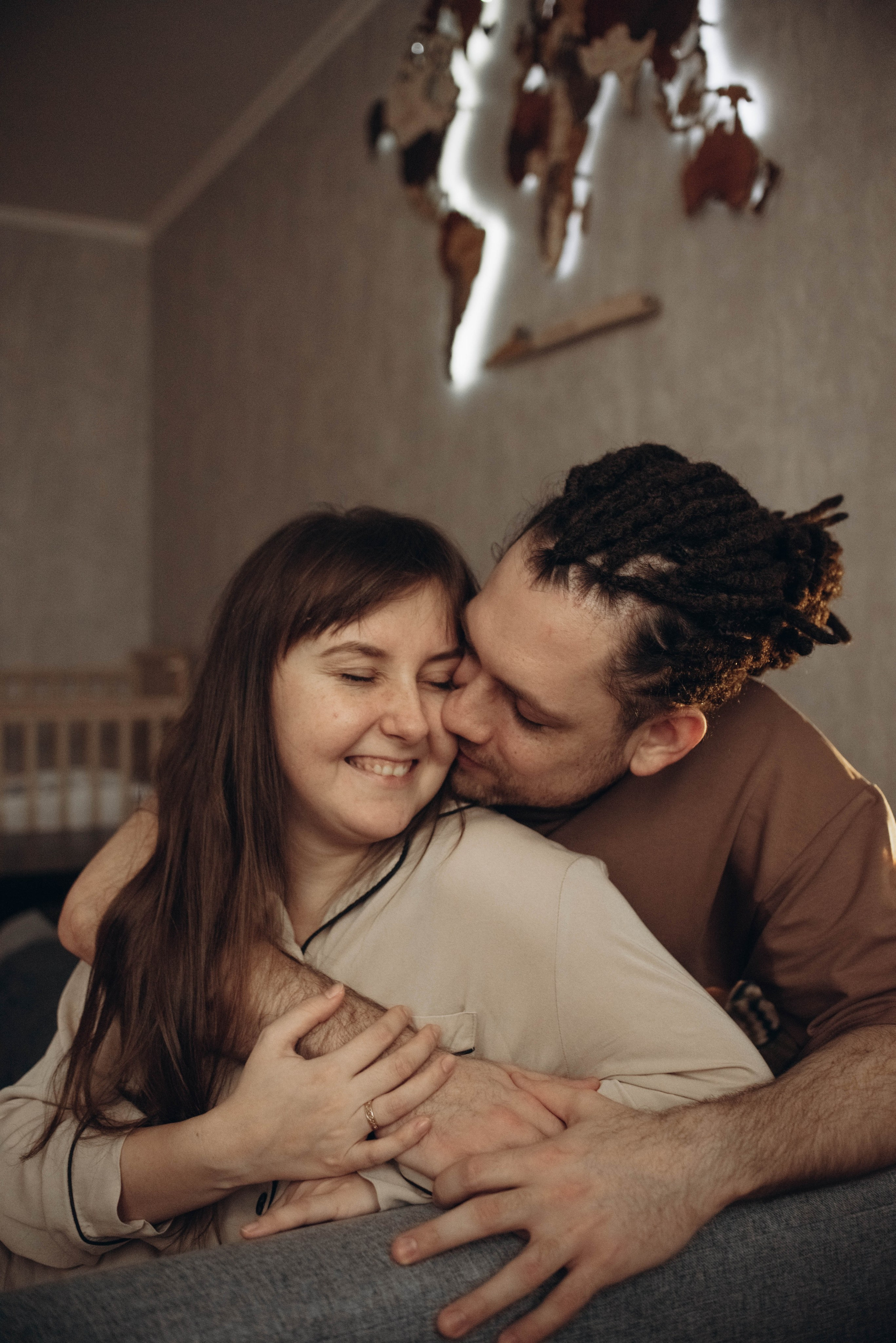 Домашняя семейная фотоссесия с малышом. Семейный фотограф в Железнодорожном Масаева Елена