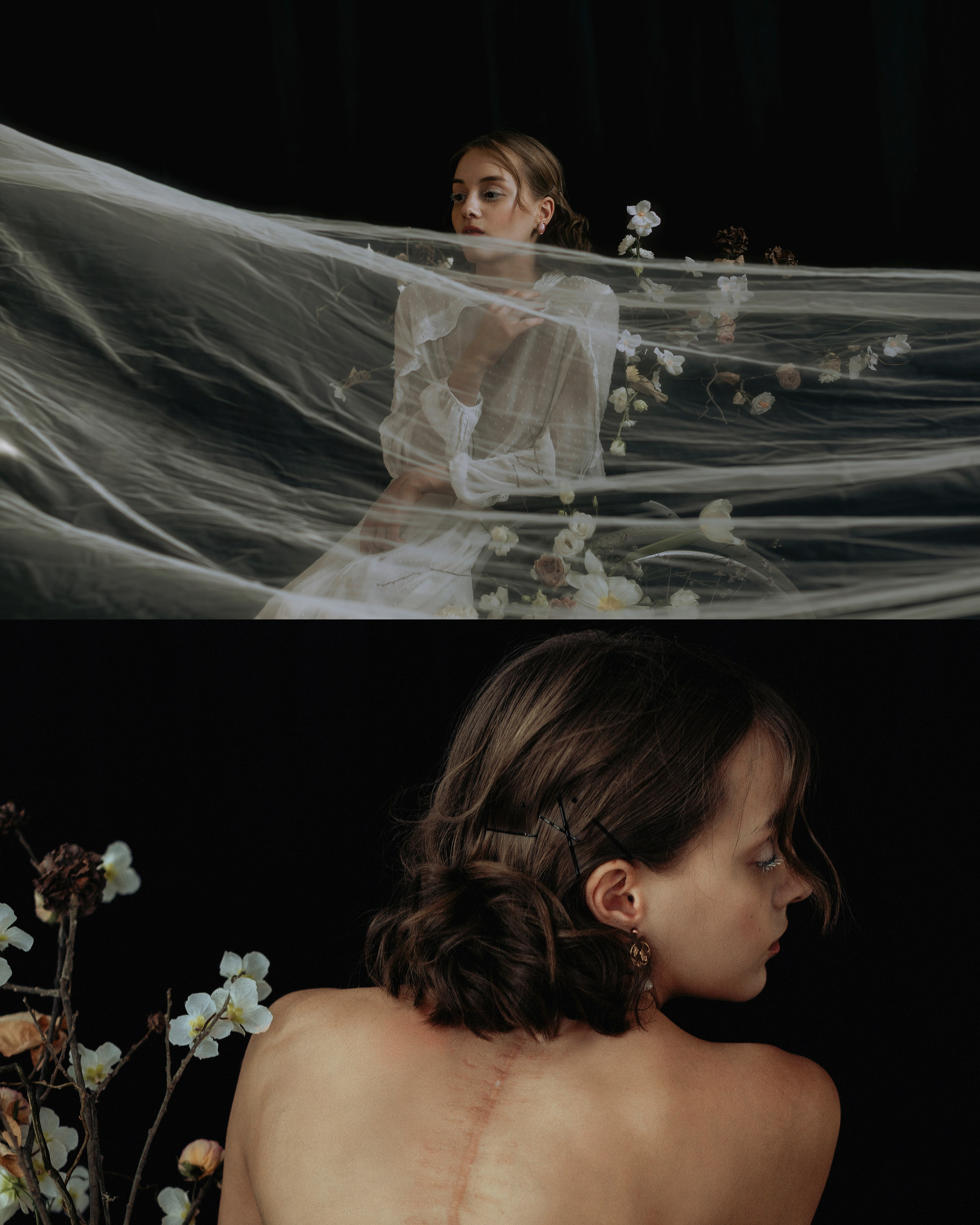 Цветение из темноты. Портретный фотограф Уфа Москва Санкт-Петербург Lulu Weightless