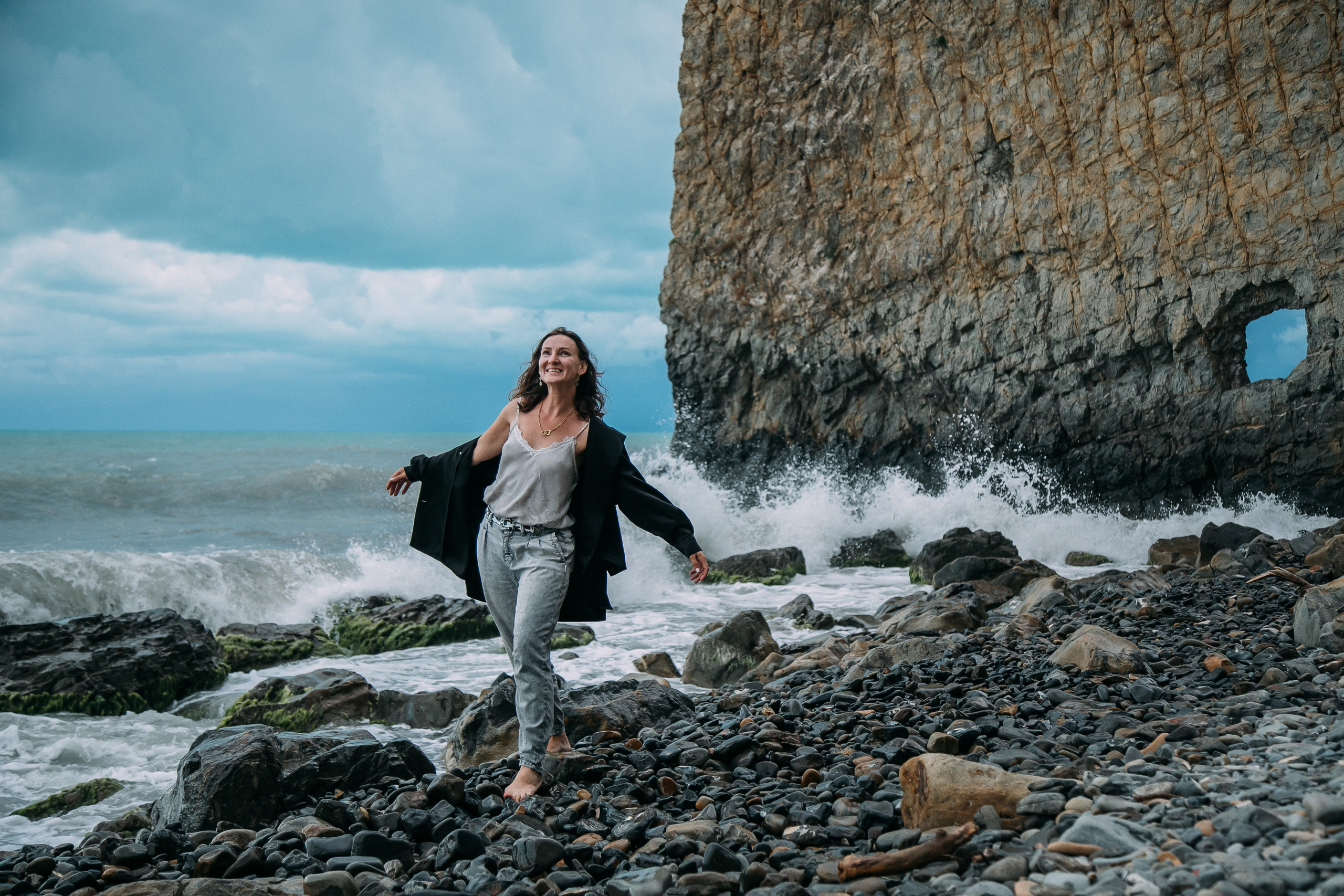 Скала «Парус» и Евгения. Портретный, семейный, свадебный фотограф в Магадане — Екатерина Литвин