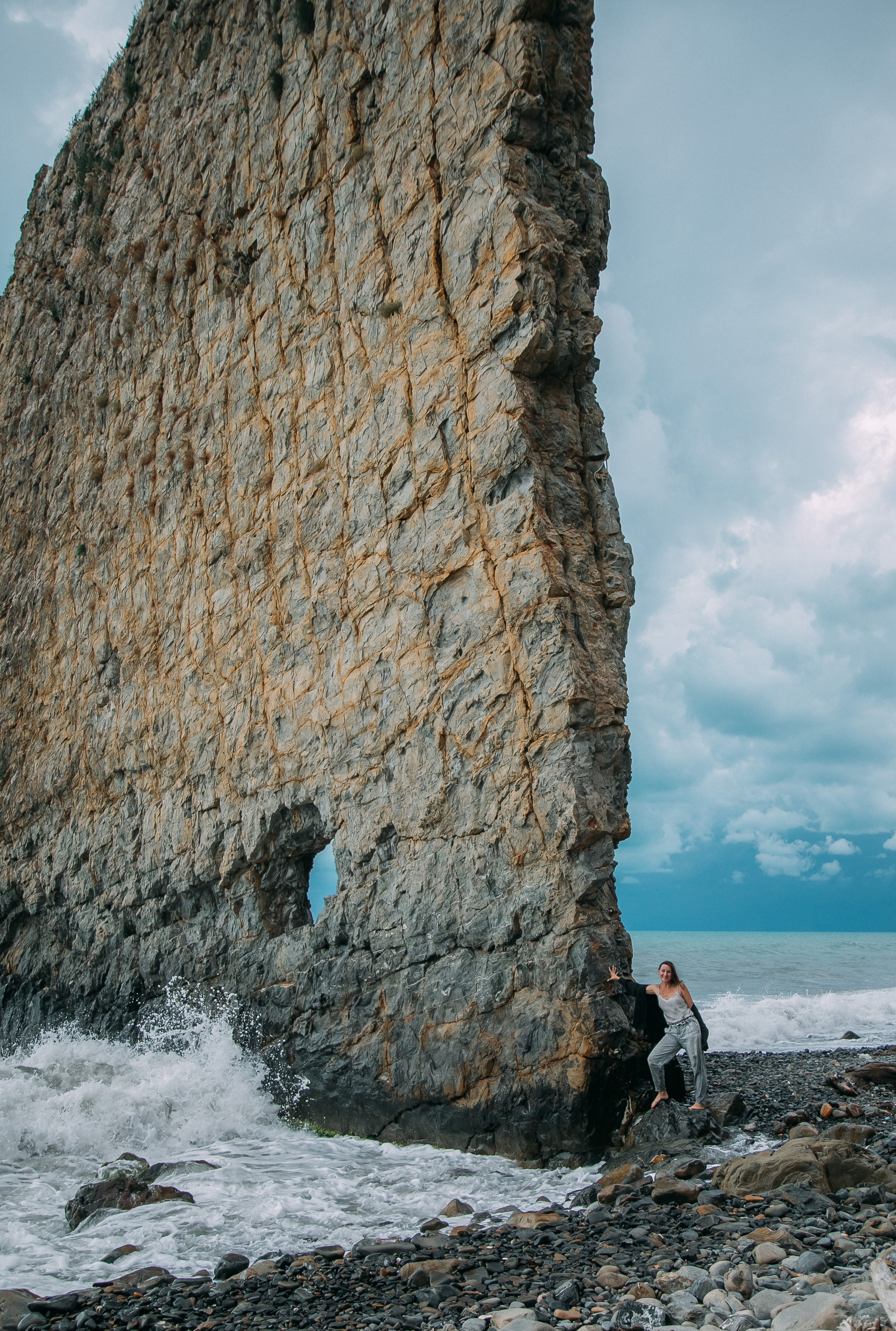 Скала «Парус» и Евгения. Портретный, семейный, свадебный фотограф в Магадане — Екатерина Литвин