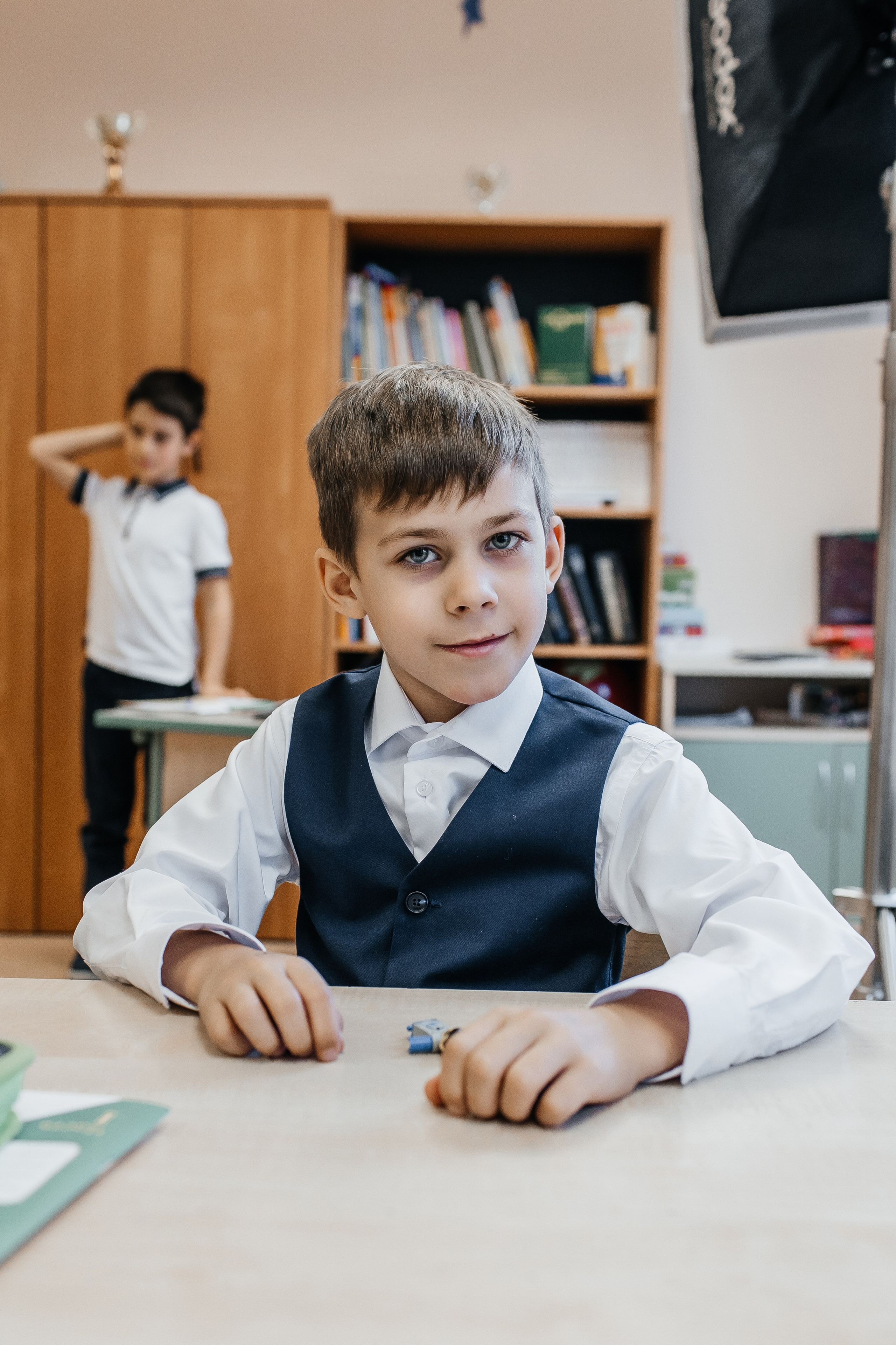 Первоклашки ГБОУ ЦОиС «Москва-98». Семейный фотограф в Москве Наталья Чуб, заказать Фотокнигу