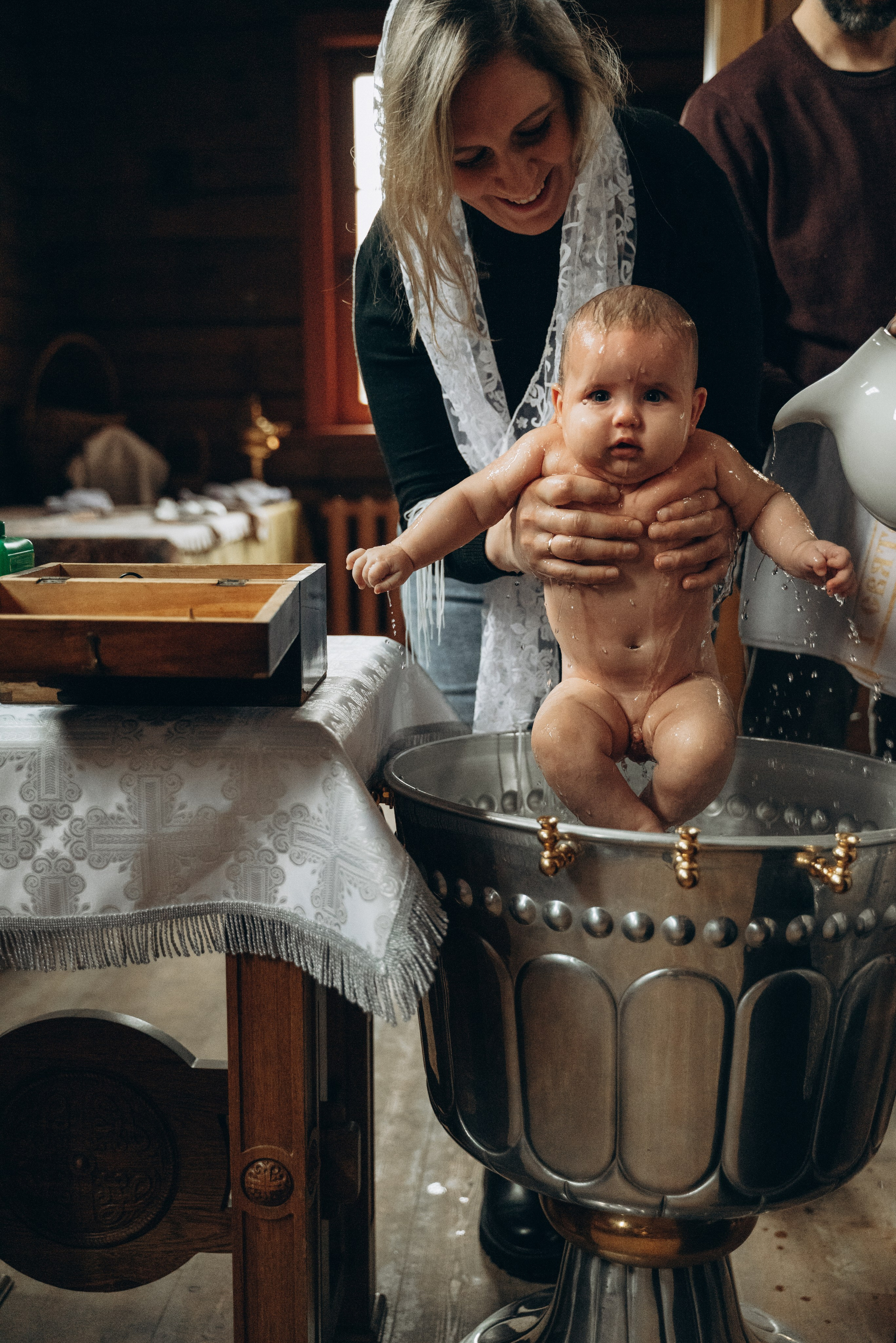 Крещение Назара. Семейный фотограф в Минске Дарья Дреко