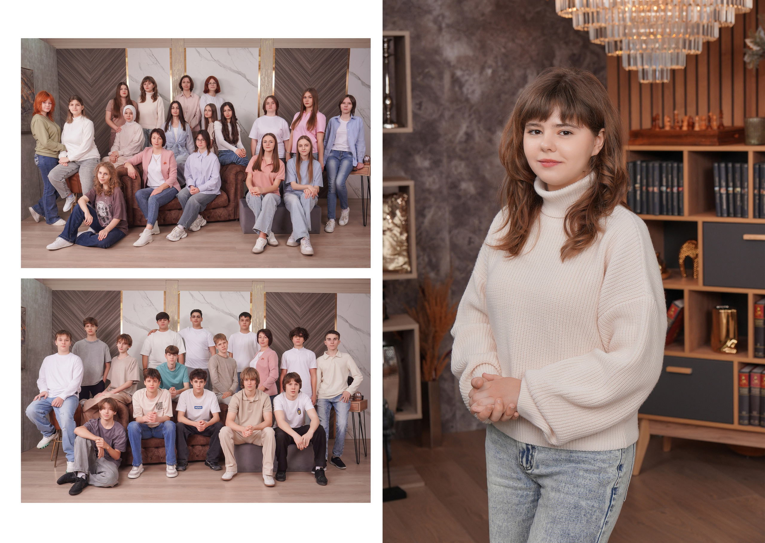 ШКОЛА 105 9 В. Красивый выпускной альбом в Краснодаре