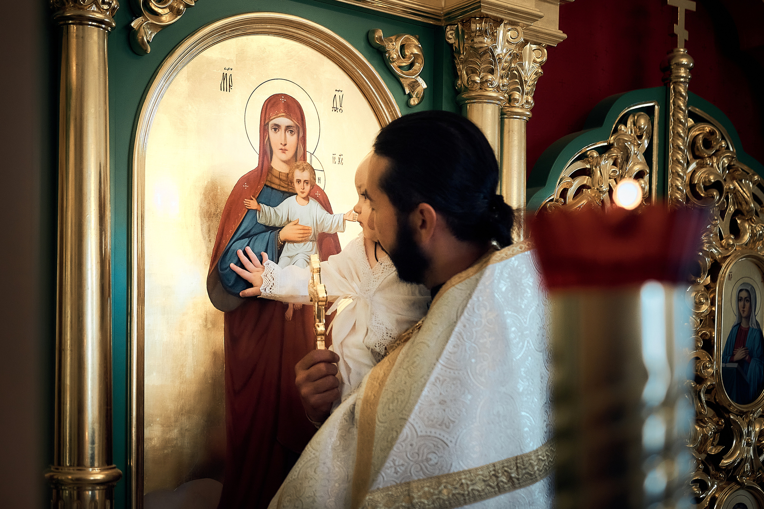 Таинство Крещения Виктора. Фотограф на Крещение и Венчание в Одинцово