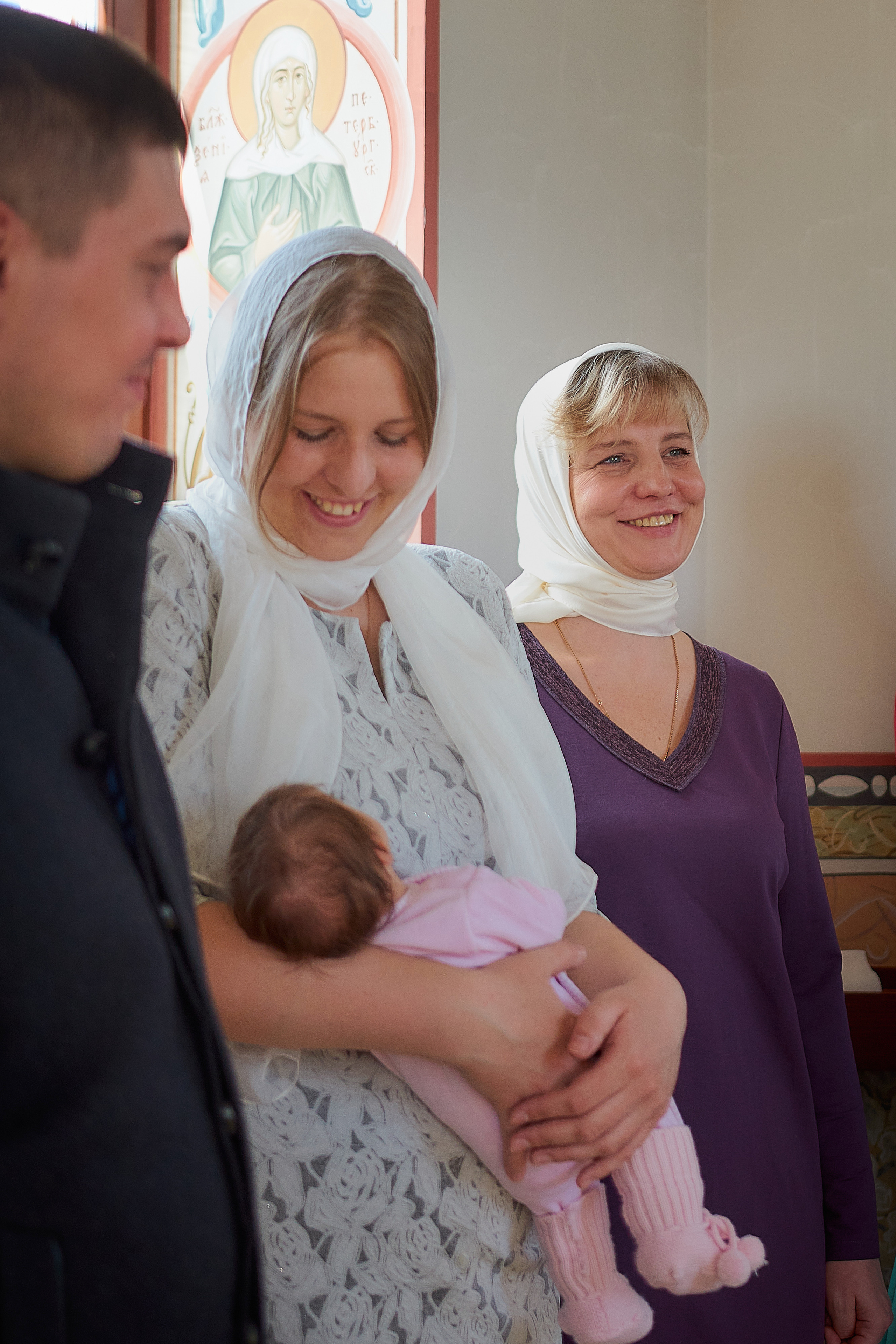 Таинство Крещения Елизаветы. Фотограф на Крещение и Венчание в Одинцово