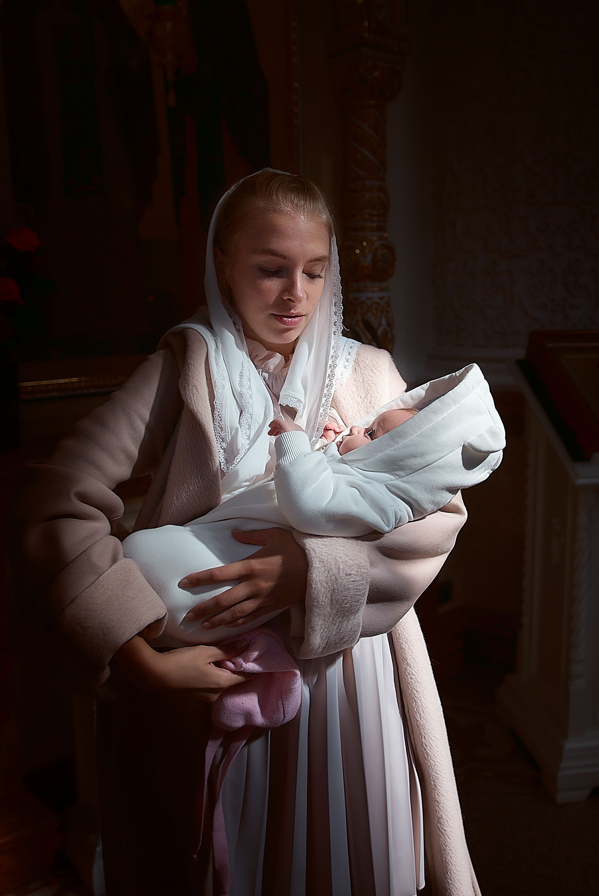 Таинство Крещения Арины. Фотограф на Крещение и Венчание в Одинцово