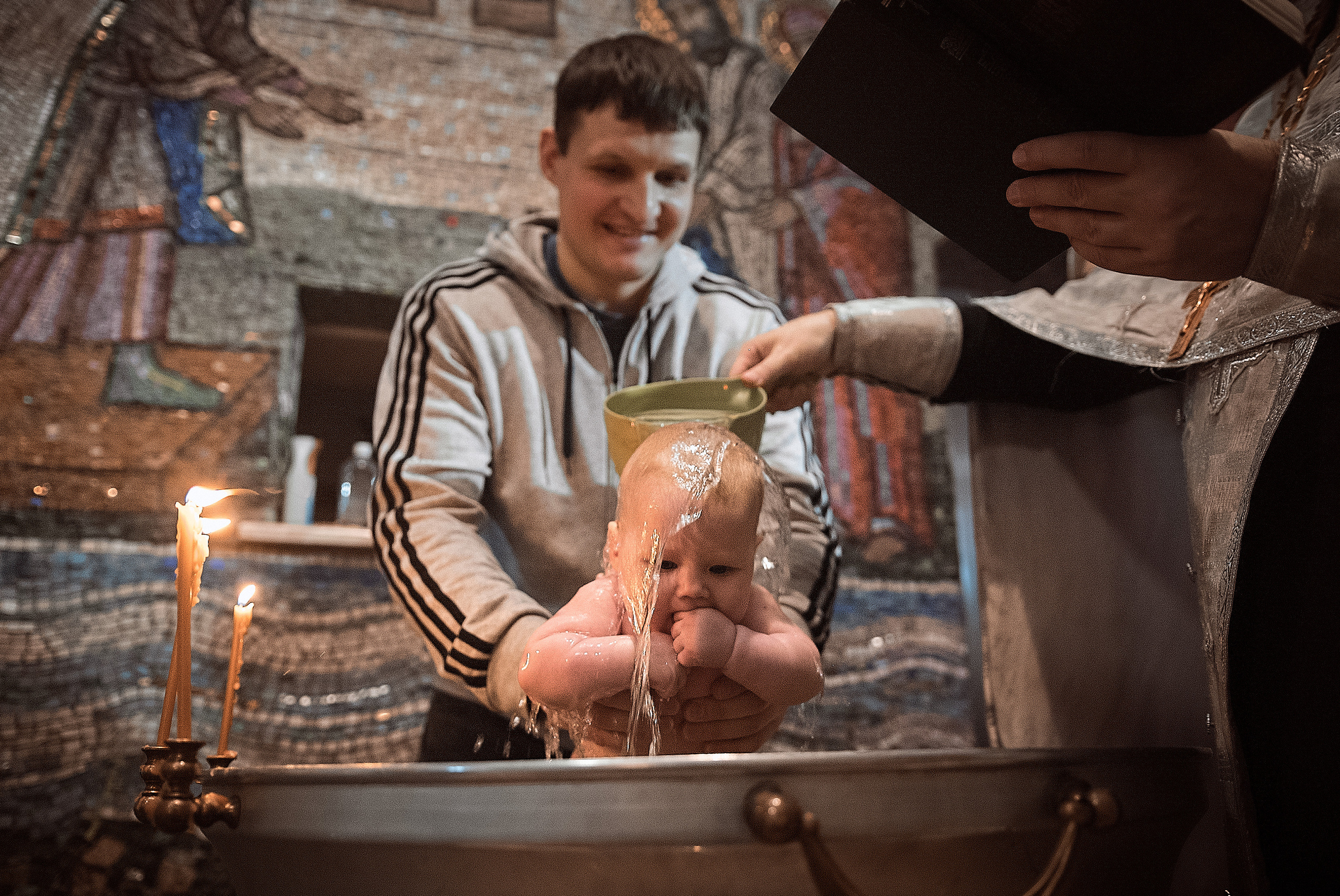 Таинство Крещения Анастасии. Фотограф на Крещение и Венчание в Одинцово