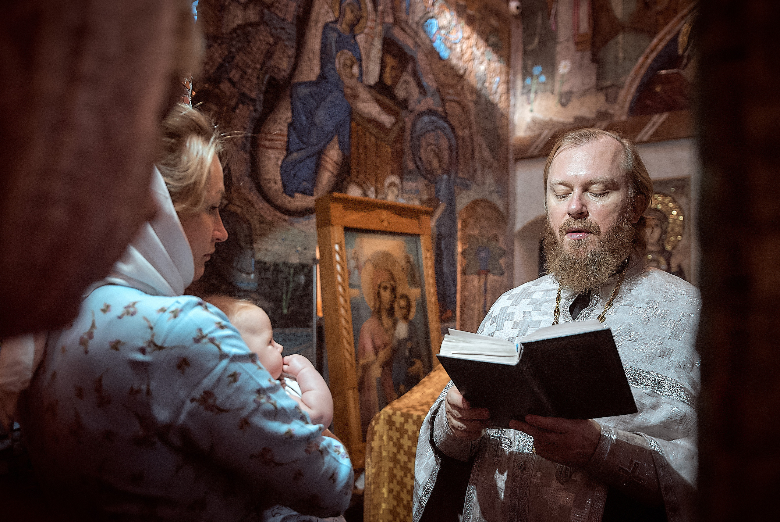 Таинство Крещения Анастасии. Фотограф на Крещение и Венчание в Одинцово