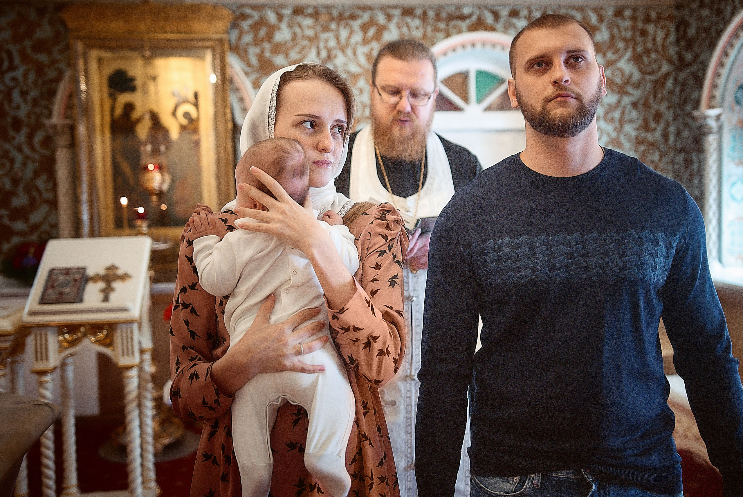 Таинство Крещения Арины. Фотограф на Крещение и Венчание в Одинцово