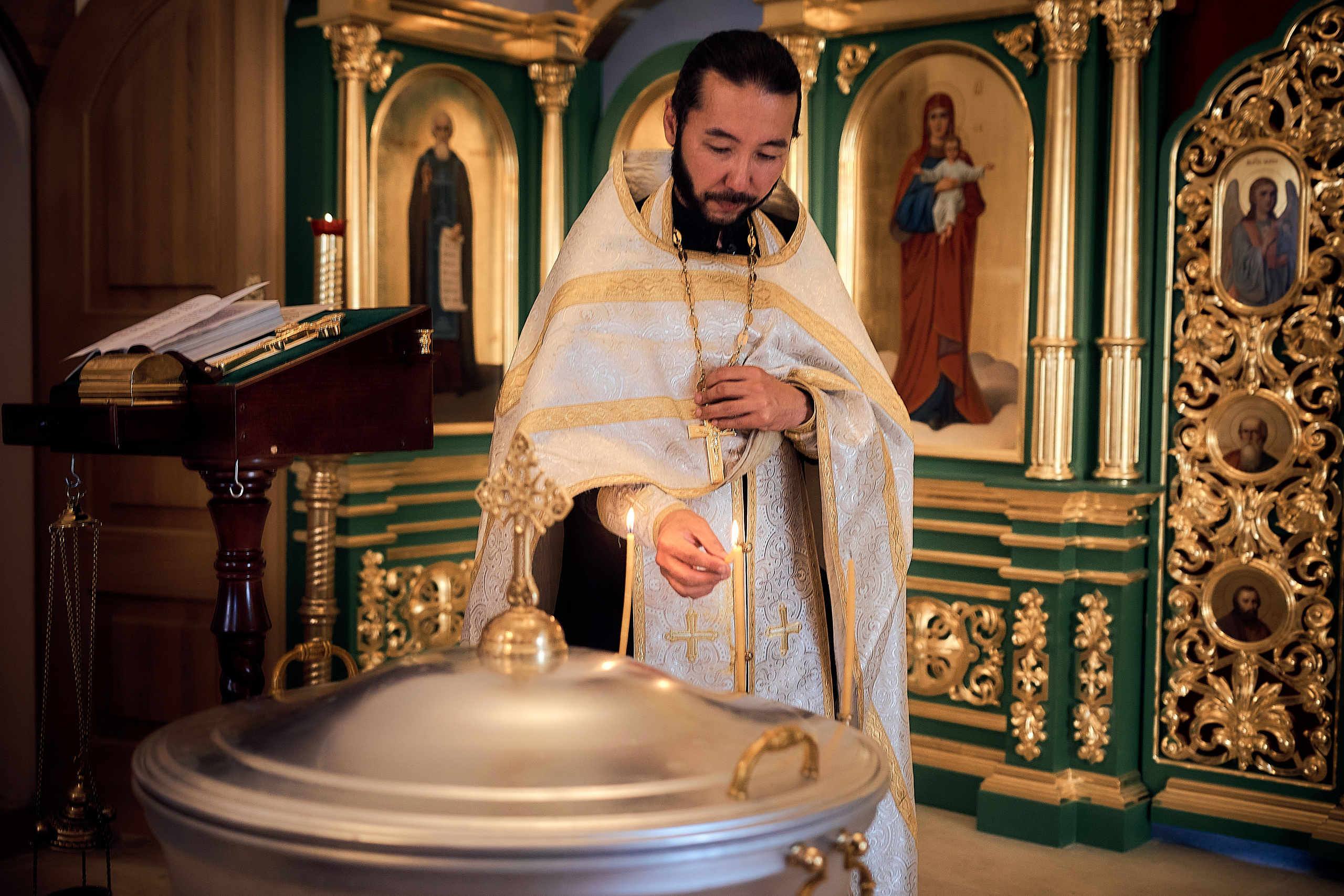 Таинство Крещения Виктора. Фотограф на Крещение и Венчание в Одинцово