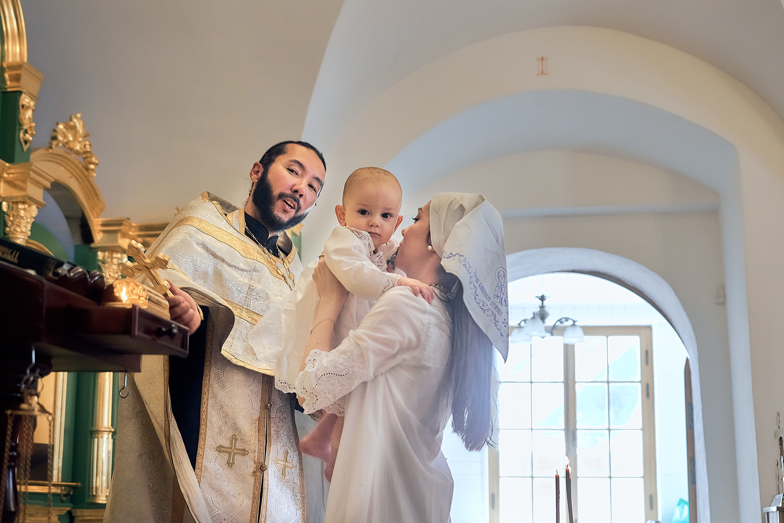 Таинство Крещения Виктора. Фотограф на Крещение и Венчание в Одинцово