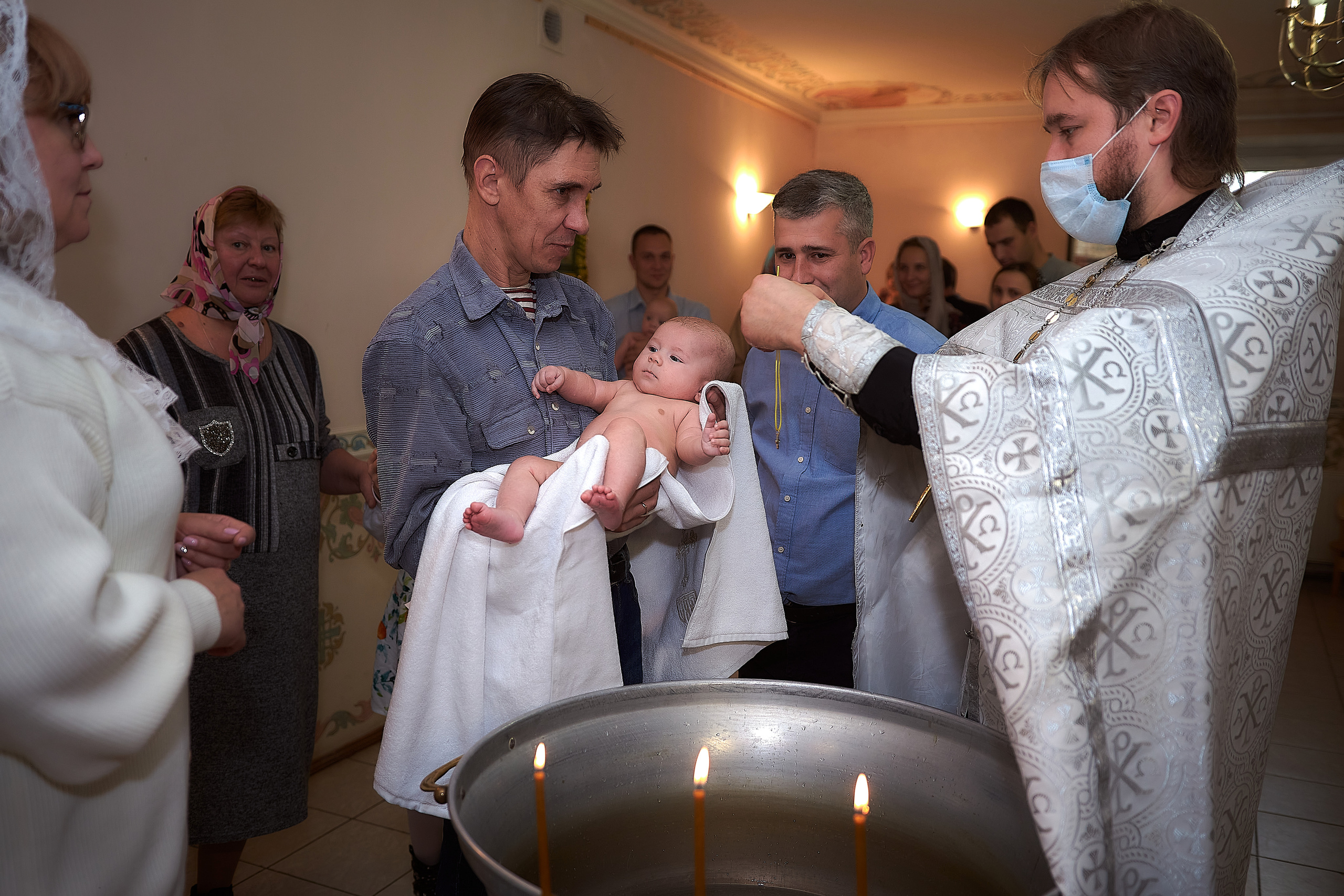 Таинство Крещения Ильи. Фотограф на Крещение и Венчание в Одинцово