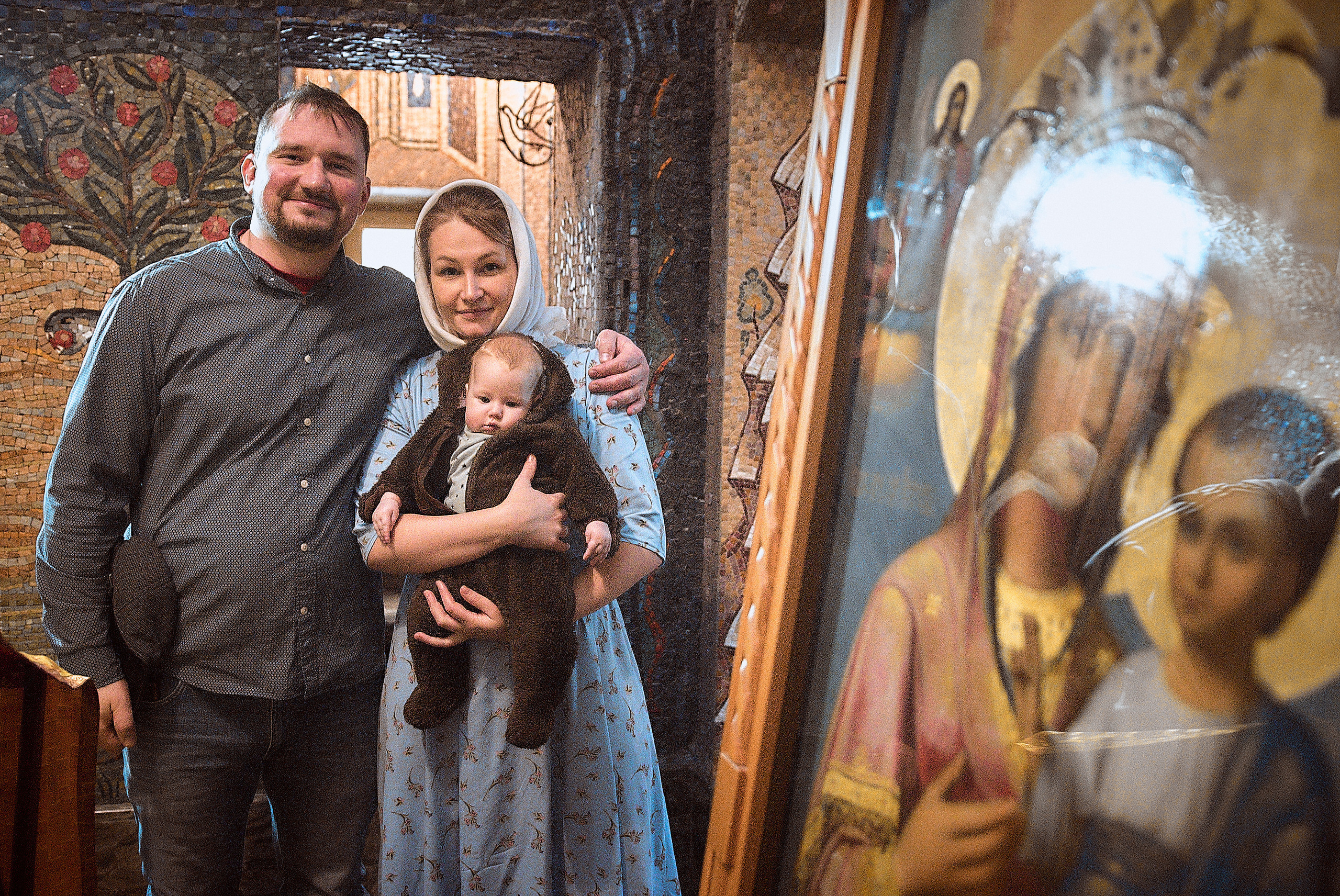 Таинство Крещения Анастасии. Фотограф на Крещение и Венчание в Одинцово