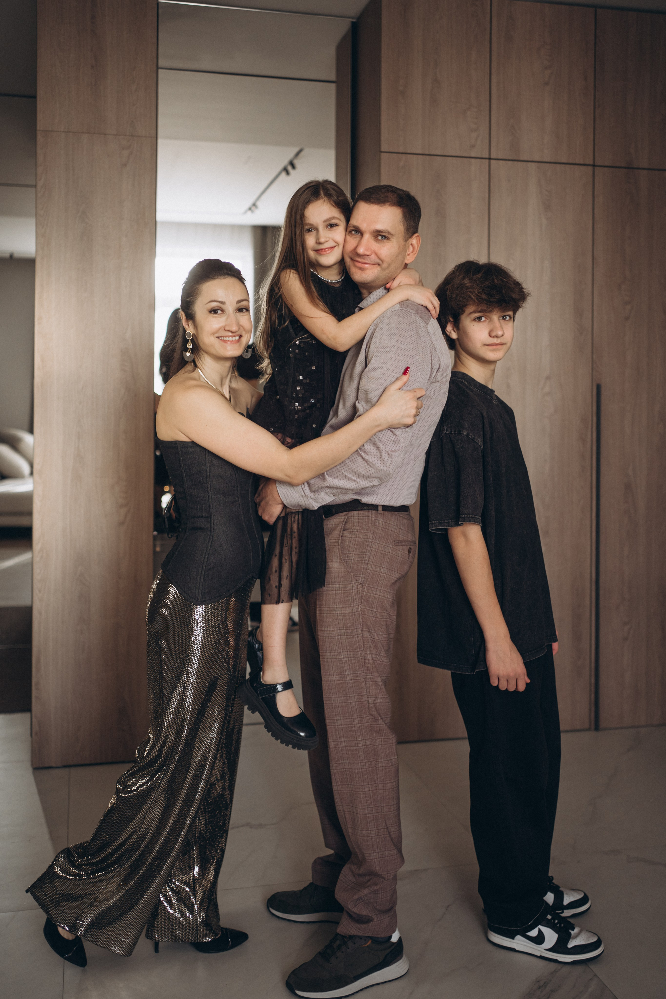 Новый год дома. Семейный фотограф, фотосессия беременности в Новосибирске Кристина Киб