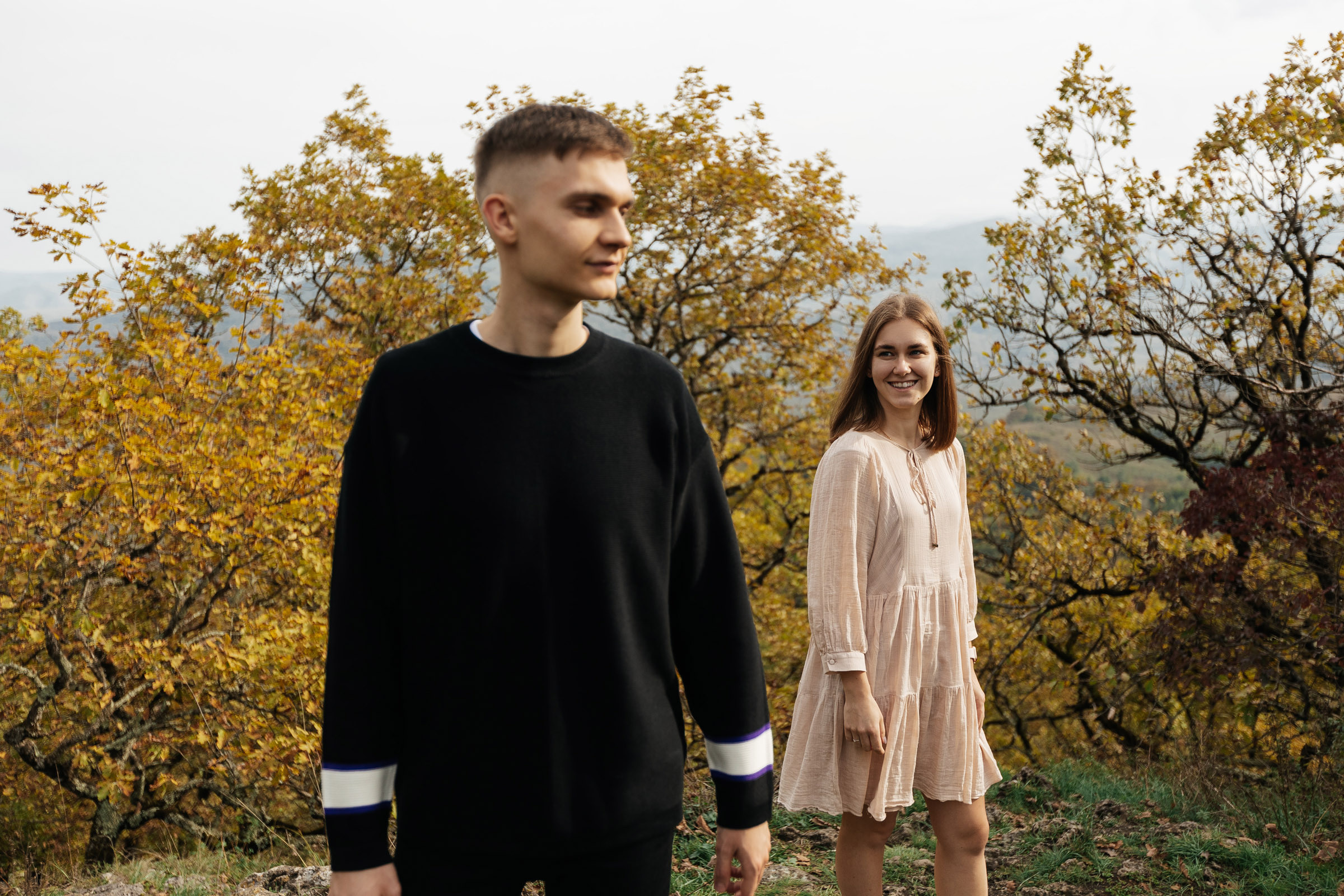 Красочное Love Story в осенних горах. Архитектурный и интерьерный фотограф в Краснодаре | Дмитрий Демской