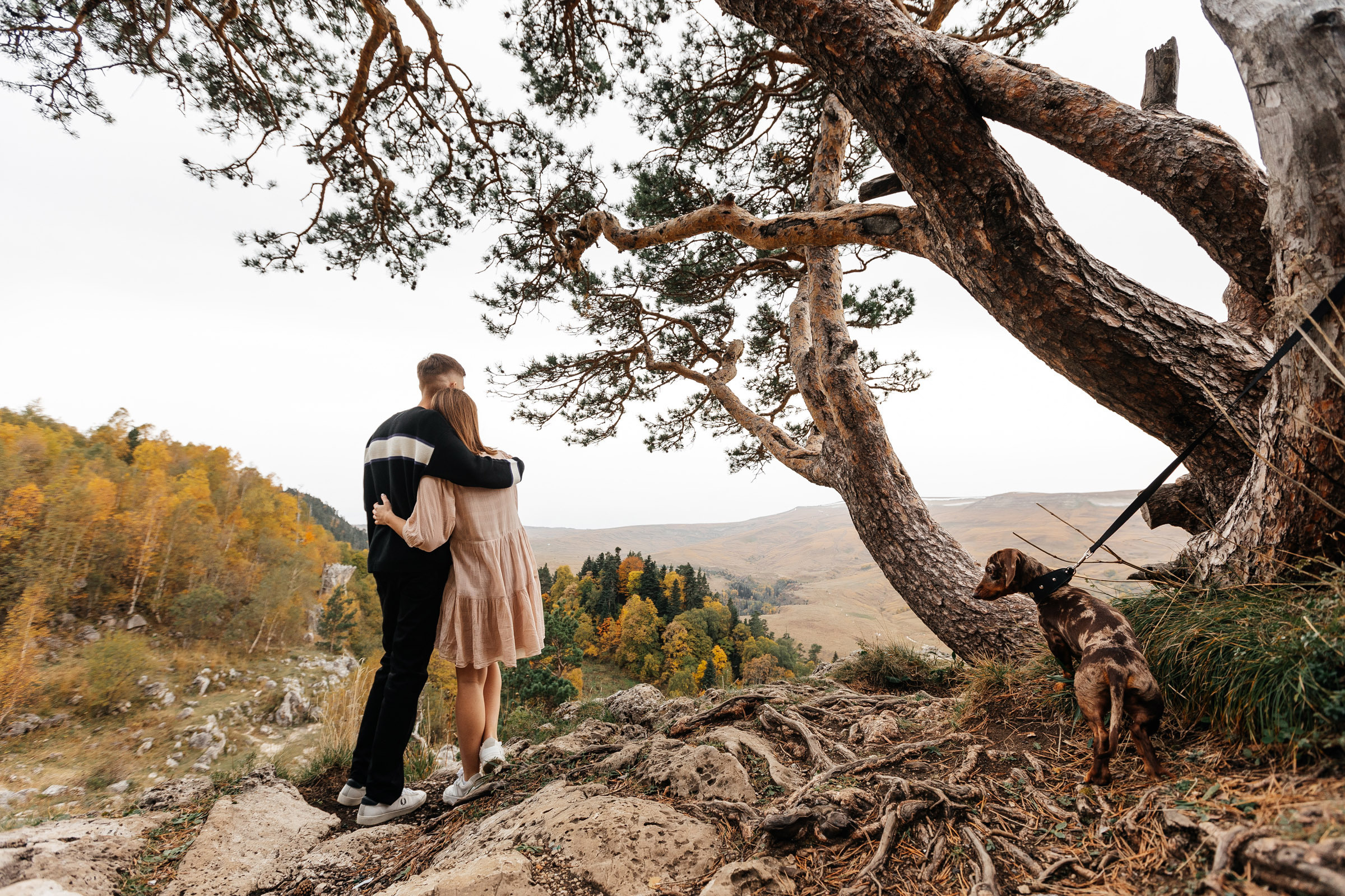 Красочное Love Story в осенних горах. Архитектурный и интерьерный фотограф в Краснодаре | Дмитрий Демской