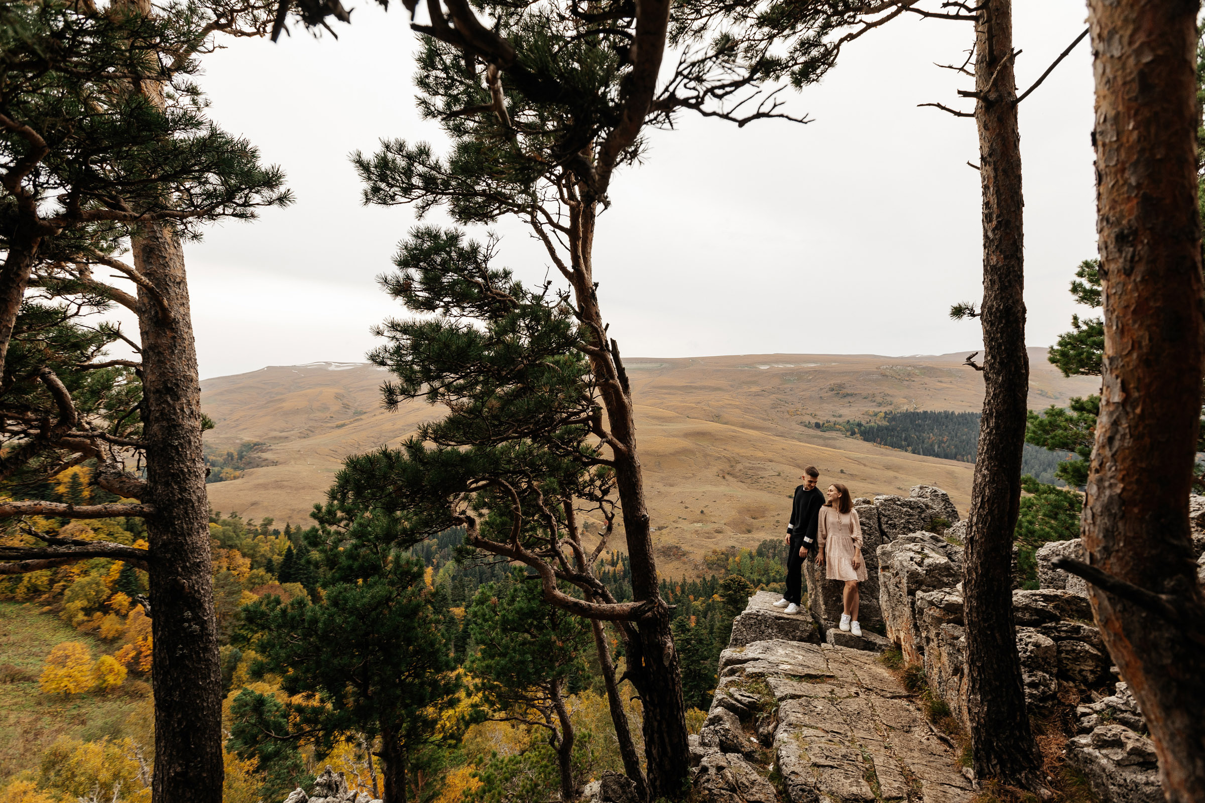 Красочное Love Story в осенних горах. Архитектурный и интерьерный фотограф в Краснодаре | Дмитрий Демской