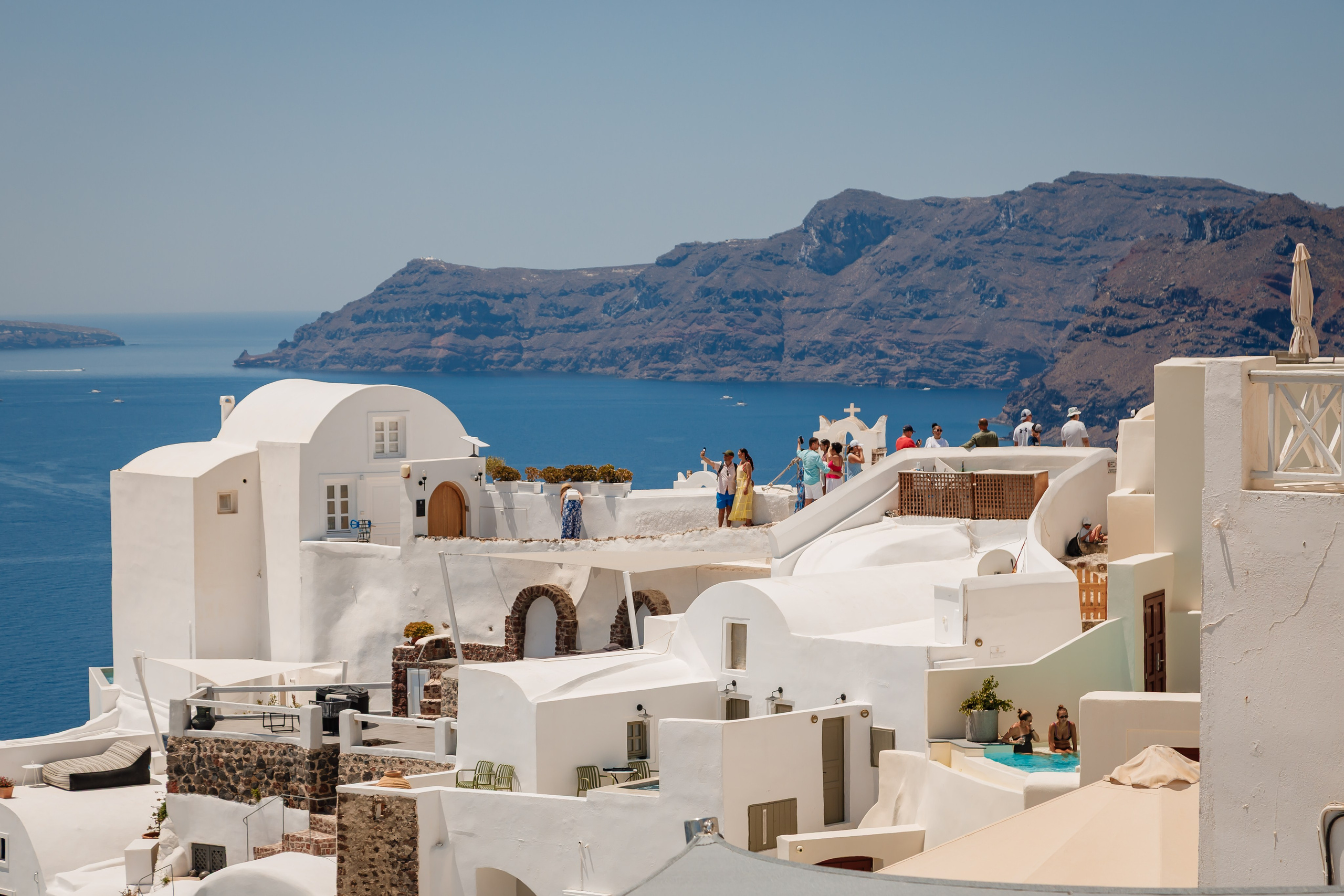 Санторини. Фото департамент круизного лайнера Астория Гранде