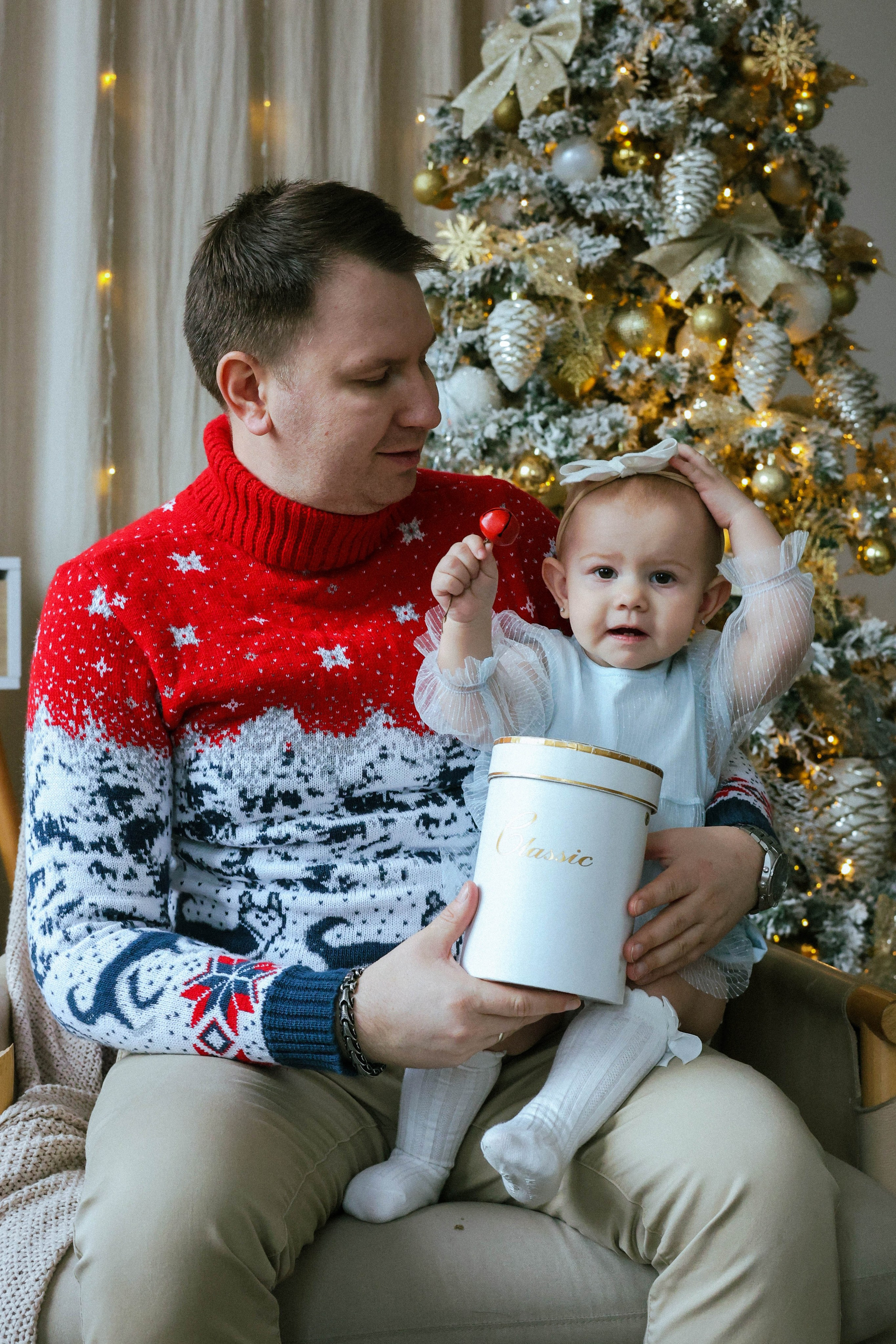 Новогодняя история «Ирина и ее семья». Фотограф в Москве Анастасия Калинина
