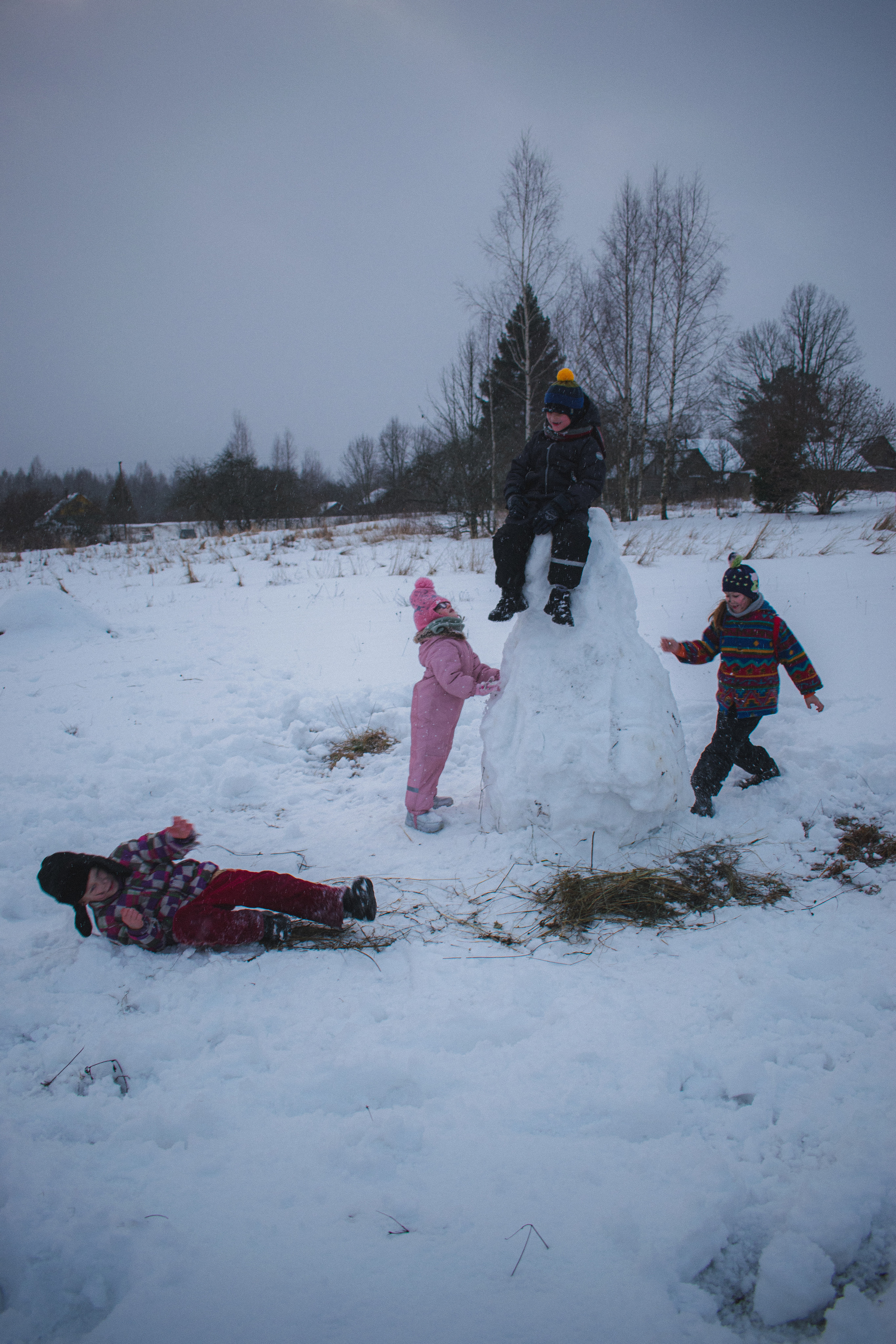 История в зимней деревне. Фотограф в Санкт-Петербурге